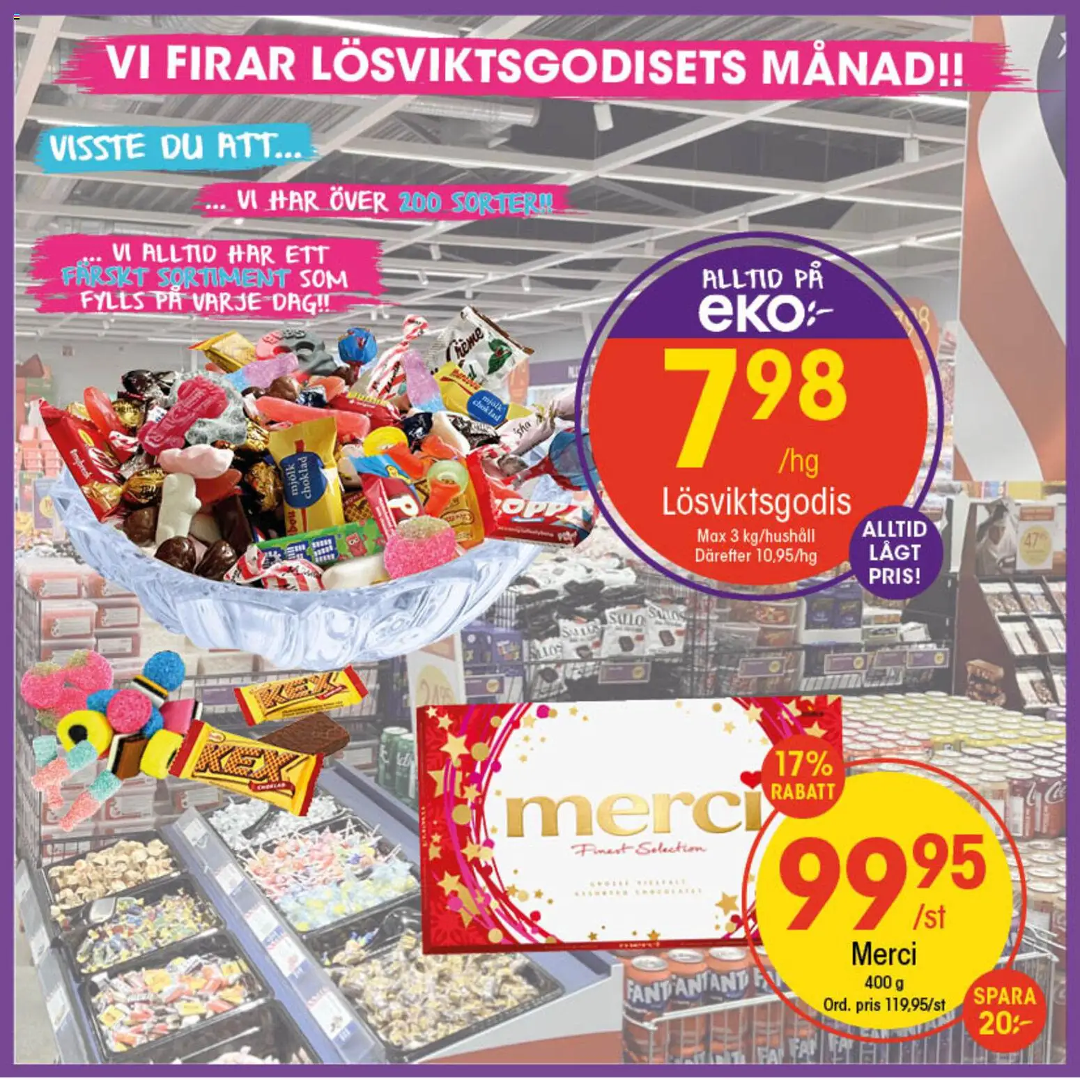 EKO reklamblad aktuell från 05.01.2026 | Sida: 4 | Produkter: Mjölk, Choklad