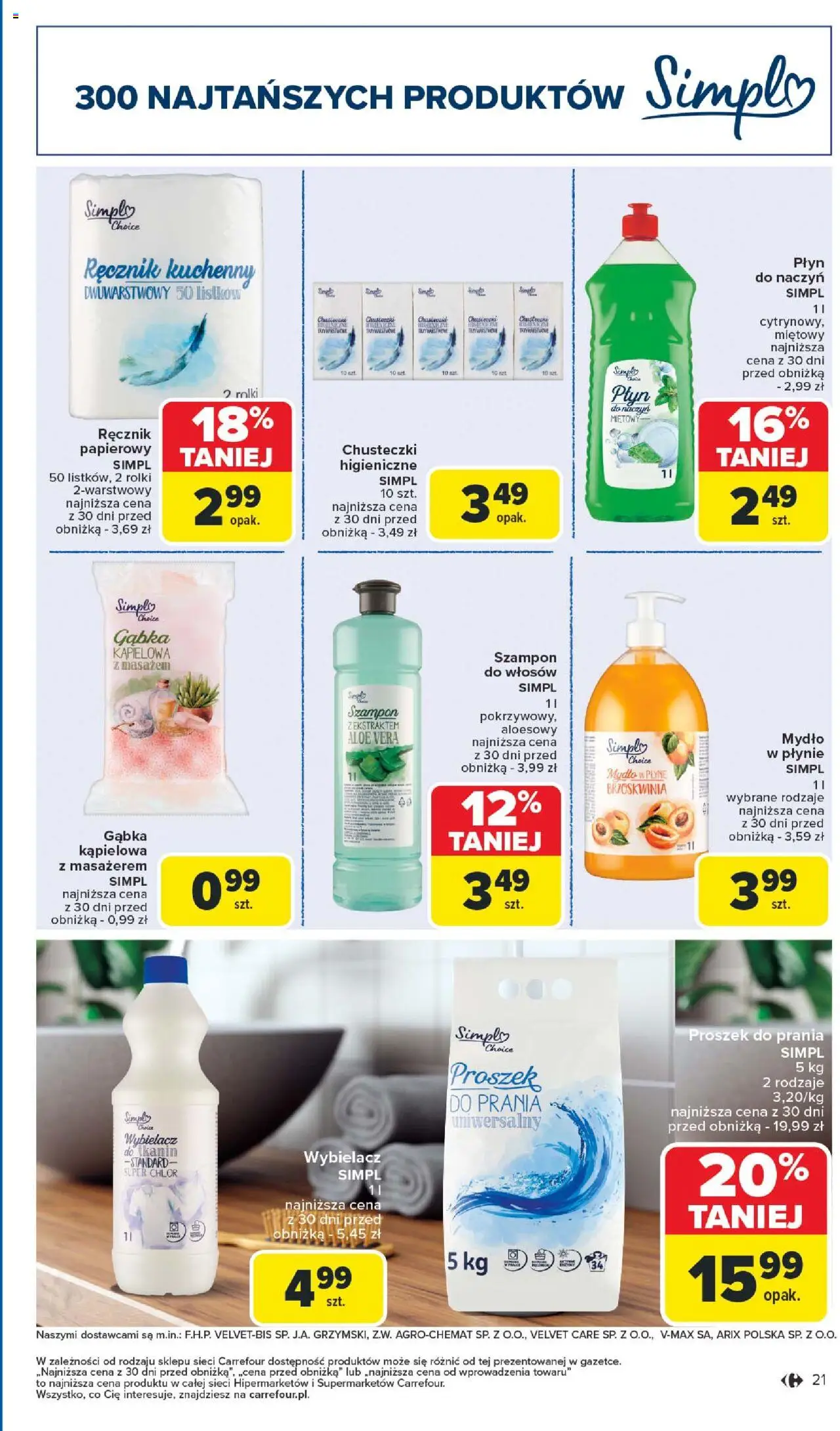 Carrefour Gazetka - Produkt Carrefour od poniedziałku od 02.06.2025 | Strona: 21 | Produkty: Mydło w płynie, Rolki, Mydło, Detergent