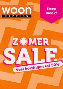 Woonexpress - Folder - Voorbeeld van een folder van Woonexpress, geldig van 14.07.2025