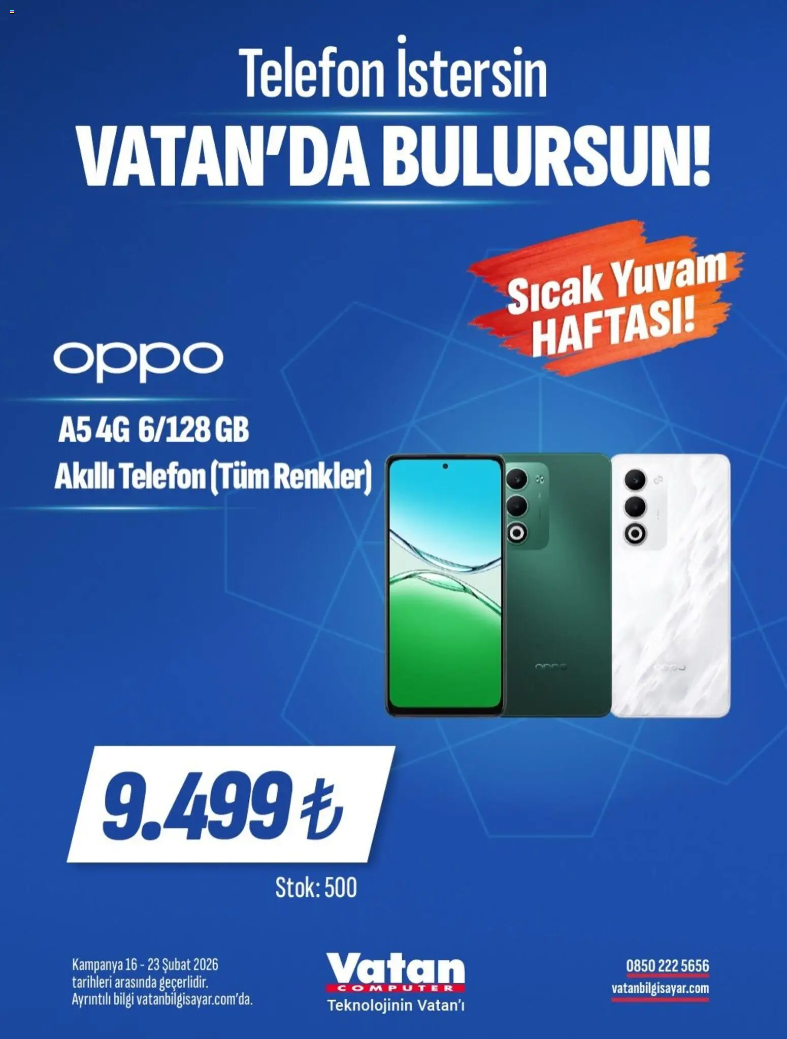 Vatan Bilgisayar İndirim - 16.02.2026 tarihinden itibaren geçerlidir | Sayfa: 6 | Ürünler: Telefon, Akıllı telefon