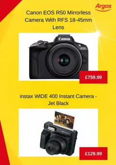 Preview of Argos - Weekly offers valid from 28.04.2026 | Page: 4 | Products: Camera