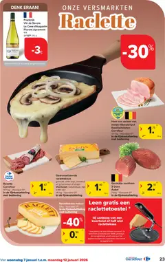 Carrefour folder week 2 - Voorbeeld van een folder van Carrefour, geldig van 07.01.2026 | Pagina: 23 | Producten: Wijn, Pulykaszárny, La, Peper