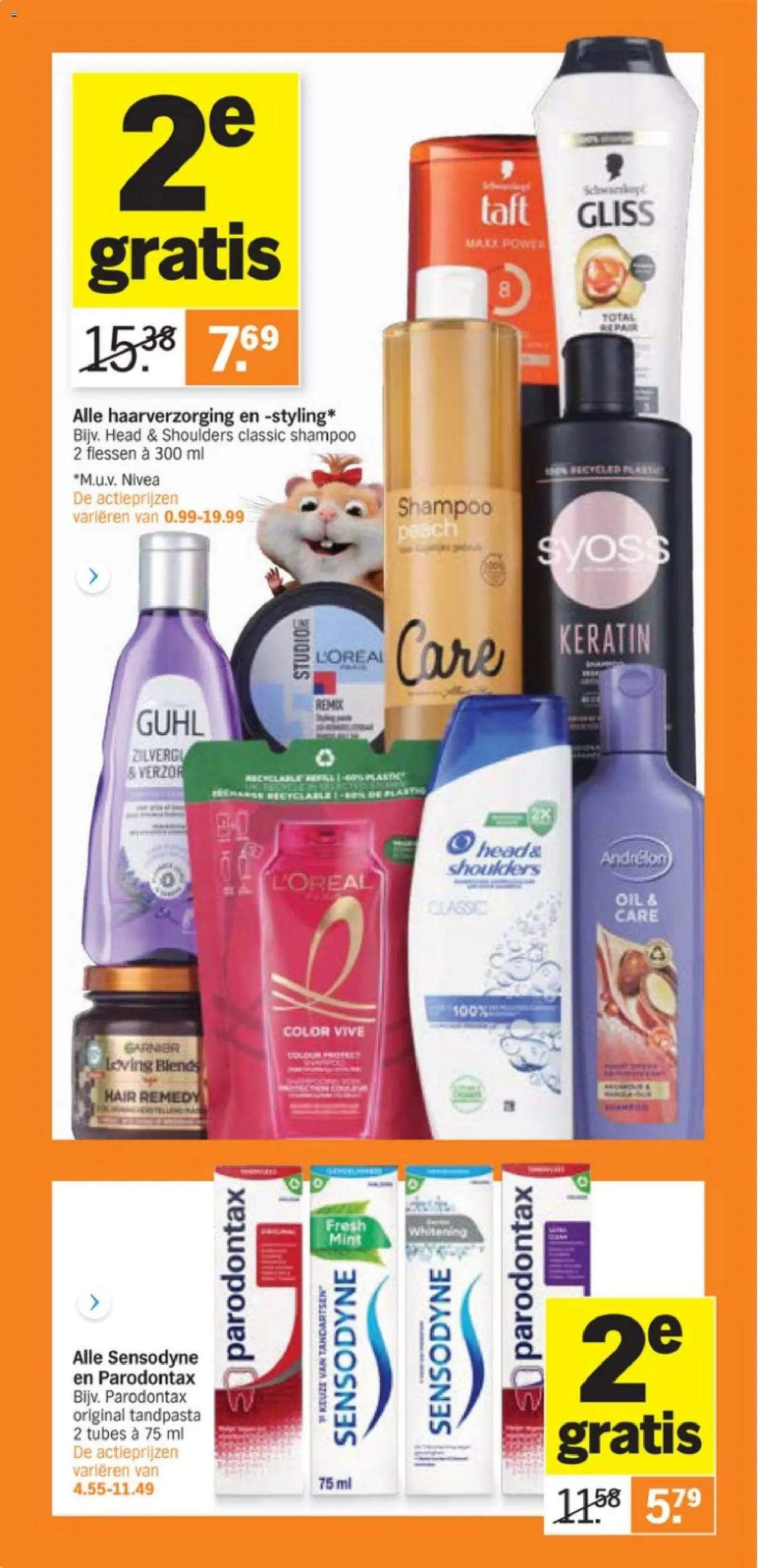  | Pagina: 13 | Producten: Tandpasta, Shampoo