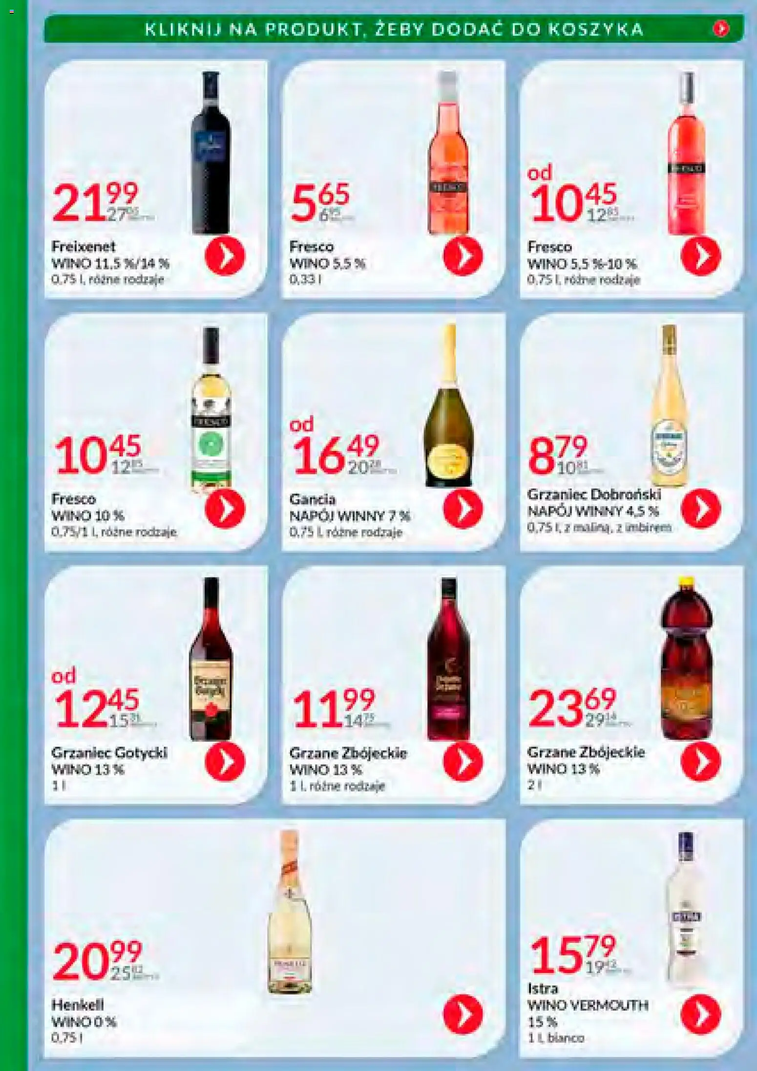 Eurocash Gazetka - Katalog Alkoholowy 12 od 01.12.2025 | Strona: 44 | Produkty: Wino, Fresco, Zbójeckie grzane