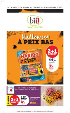 bi1 - Prévisualisation de bi1 - HALLOWEEN À PRIX BAS valide à partir de 20.10.2025
