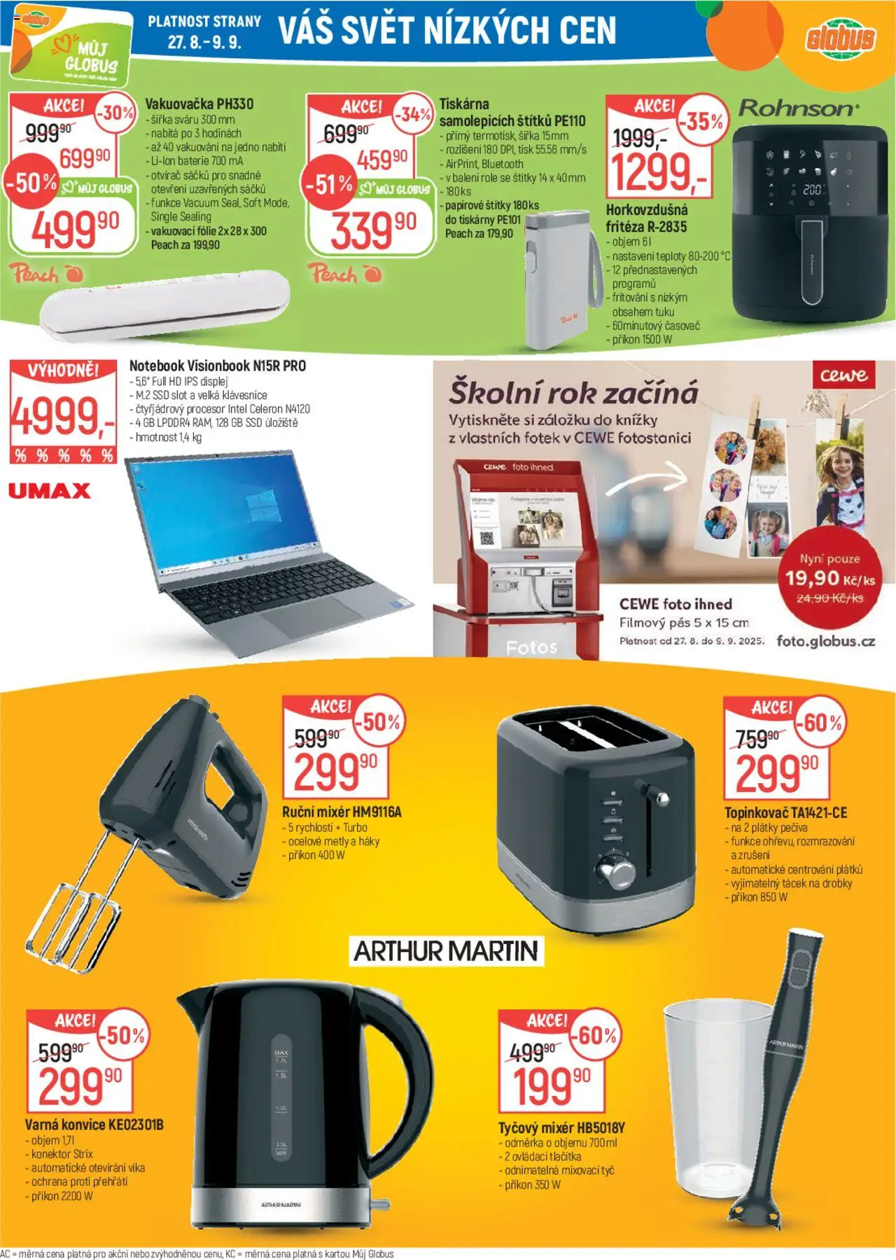 Globus leták od 27.08.2025 | Strana: 37 | Produkty: Globus, Odměrka, Mixér, Vakuovací fólie