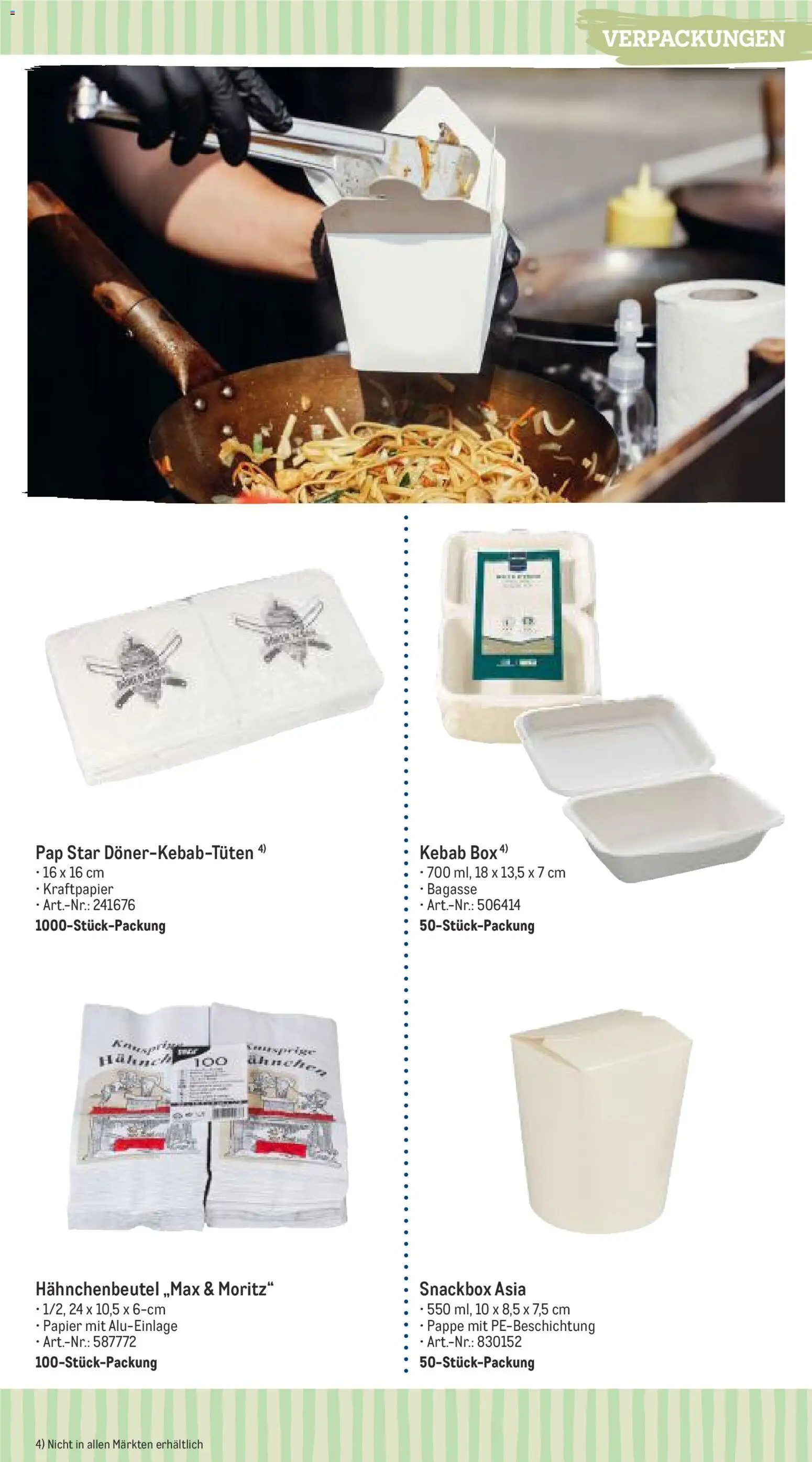 Metro Einweg- und Verbrauchsartikel – gültig ab 01.04.2026 | Seite: 8 | Produkte: Box