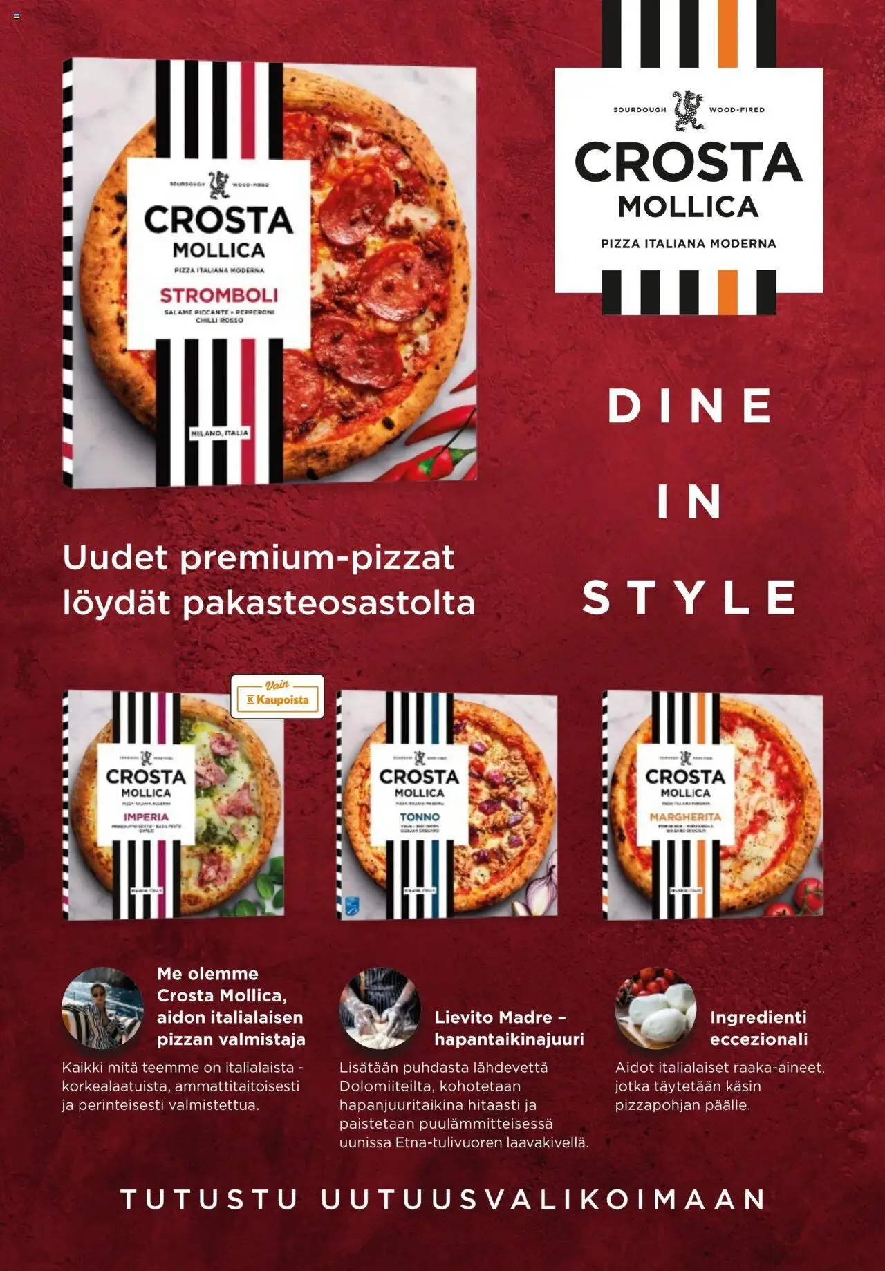 K-Market - K-Ruoka – voimassa 01.10.2025 alkaen | Sivu: 14 | Tuotteet: Pizza