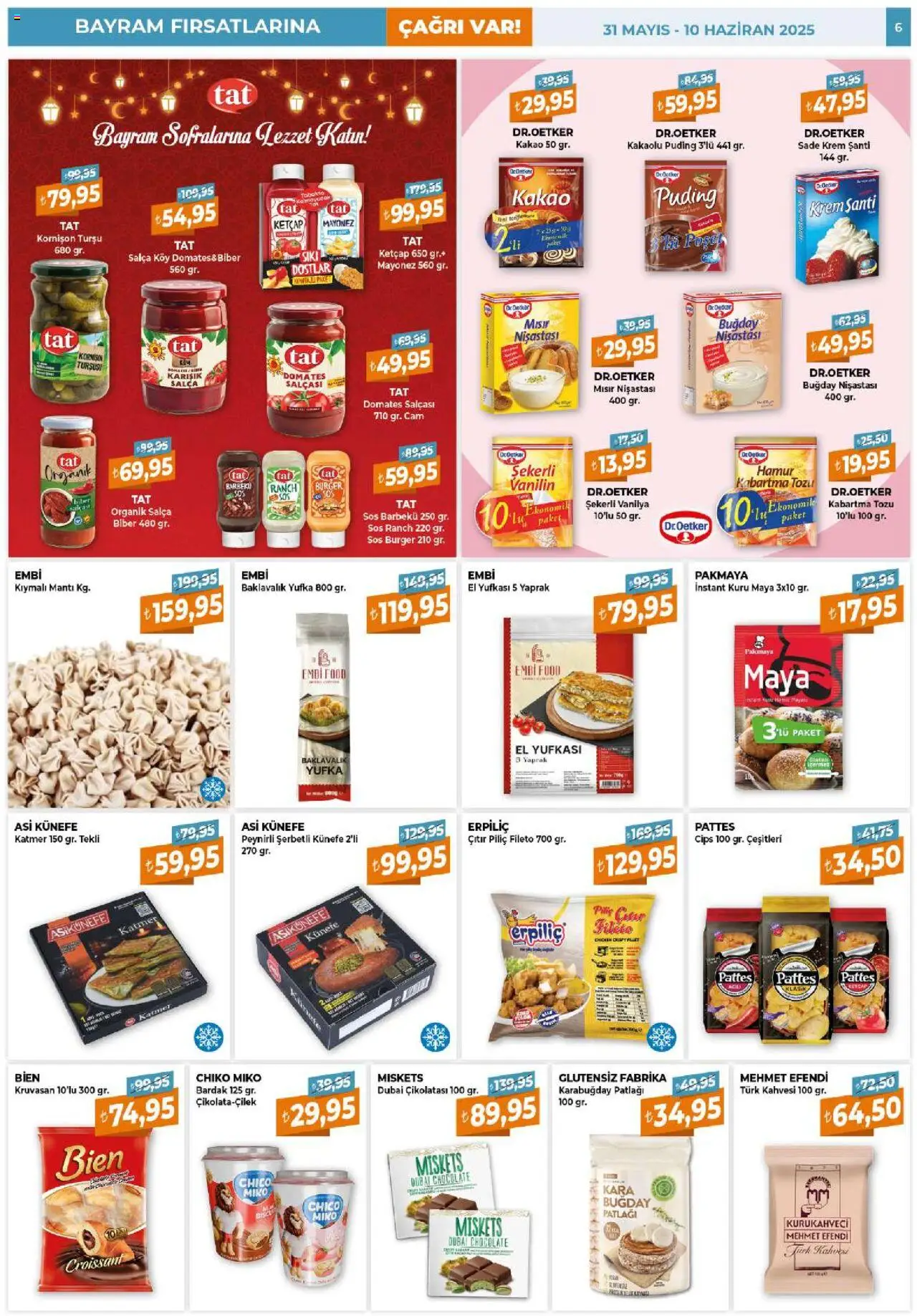 Çağrı Market Katalog - 31.05.2025 tarihinden itibaren geçerlidir | Sayfa: 6 | Ürünler: Ketçap, Zselatin, Biber, Mısır