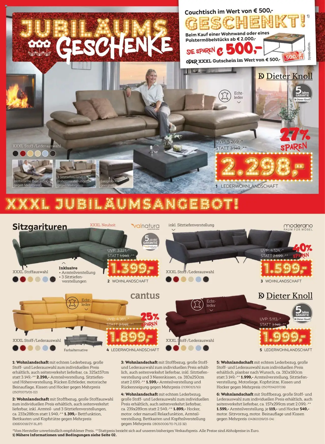 XXXLutz Jubiläum geschenke gültig ab 26.08.2025 | Seite: 4 | Produkte: Kissen, Couchtisch
