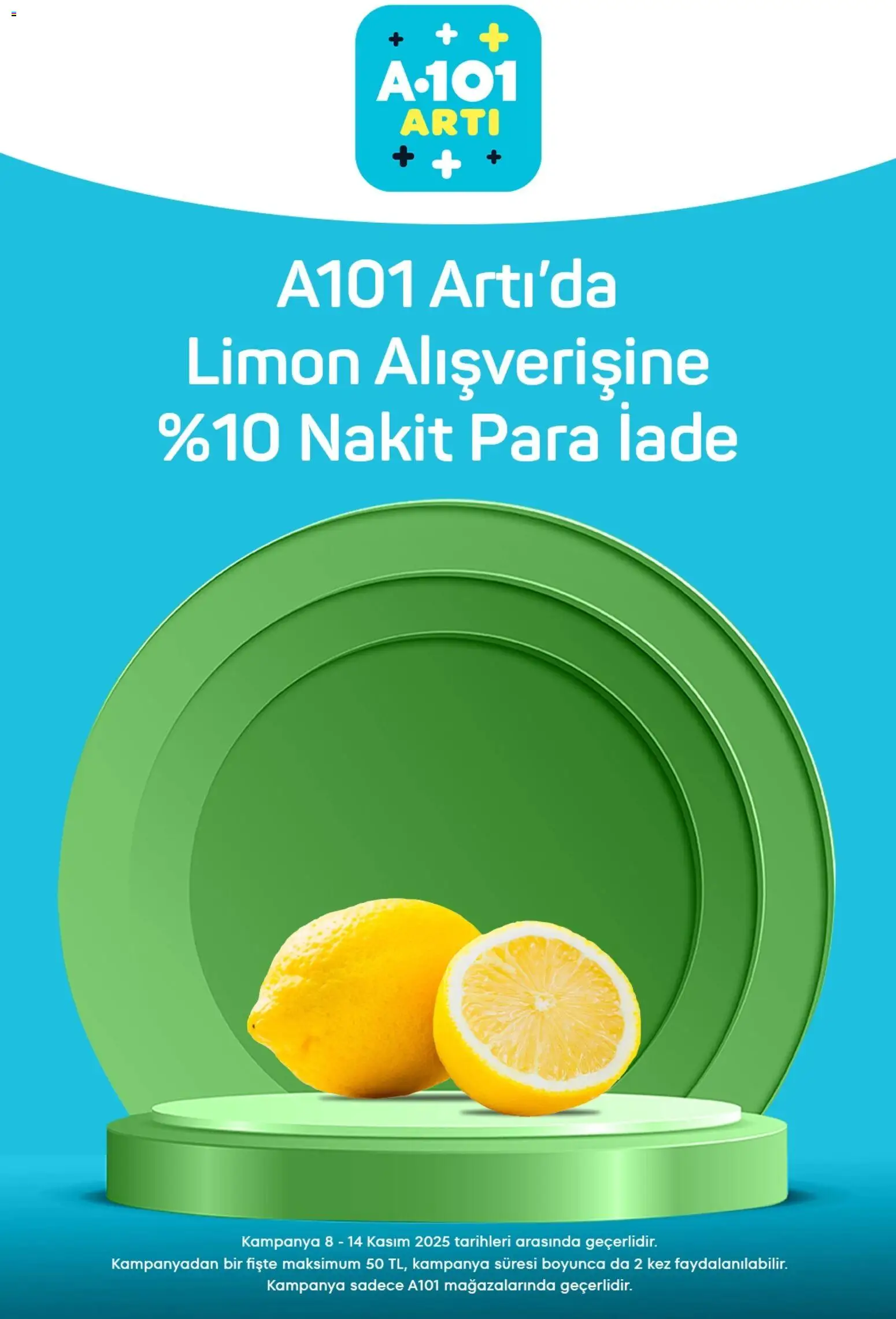 A101 Arti - 08.11.2025 tarihinden itibaren geçerlidir | Sayfa: 4 | Ürünler: Limon