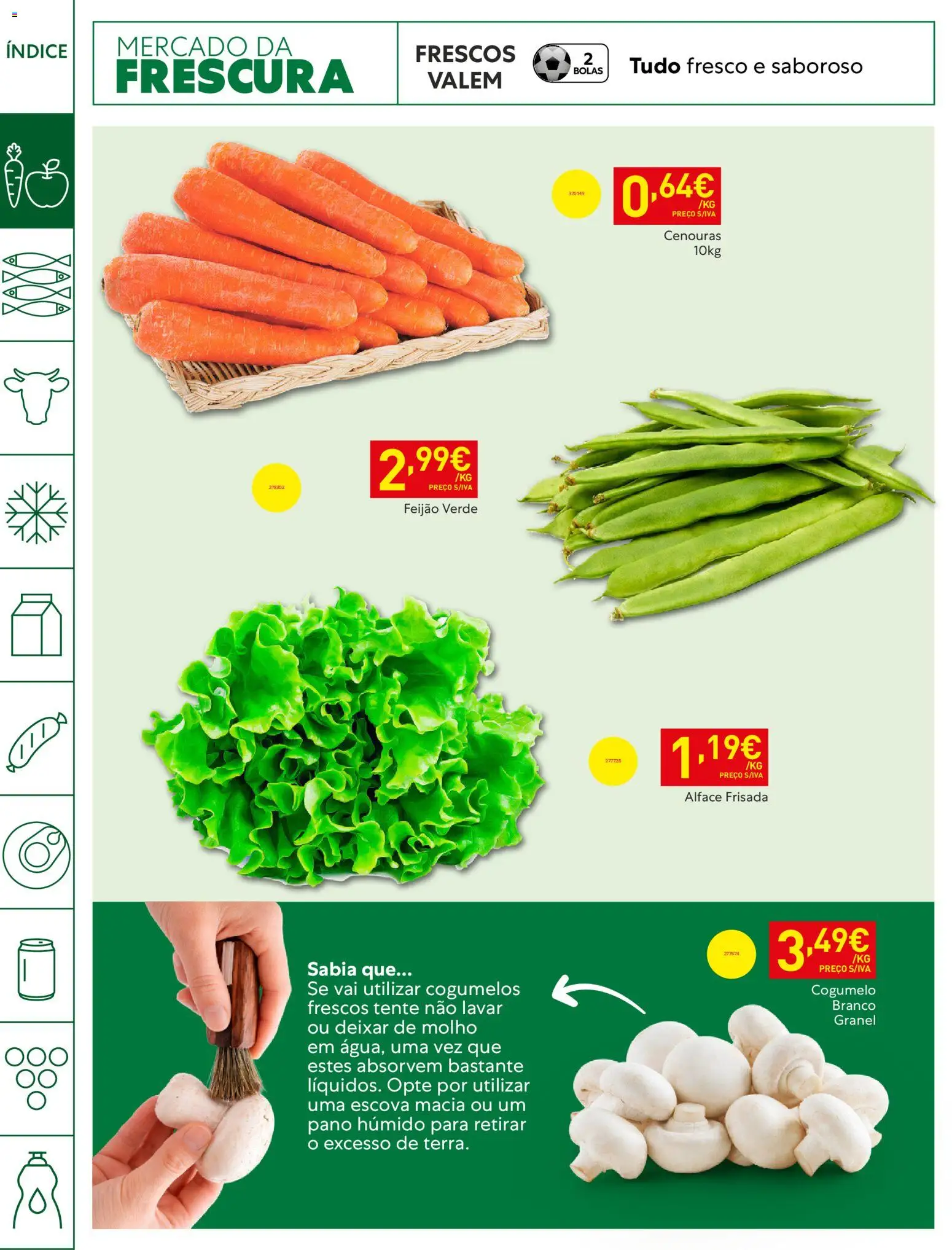 Recheio Horeca │ válido de 21.04.2026 | Página: 4 | Produtos: Cogumelos, Alface