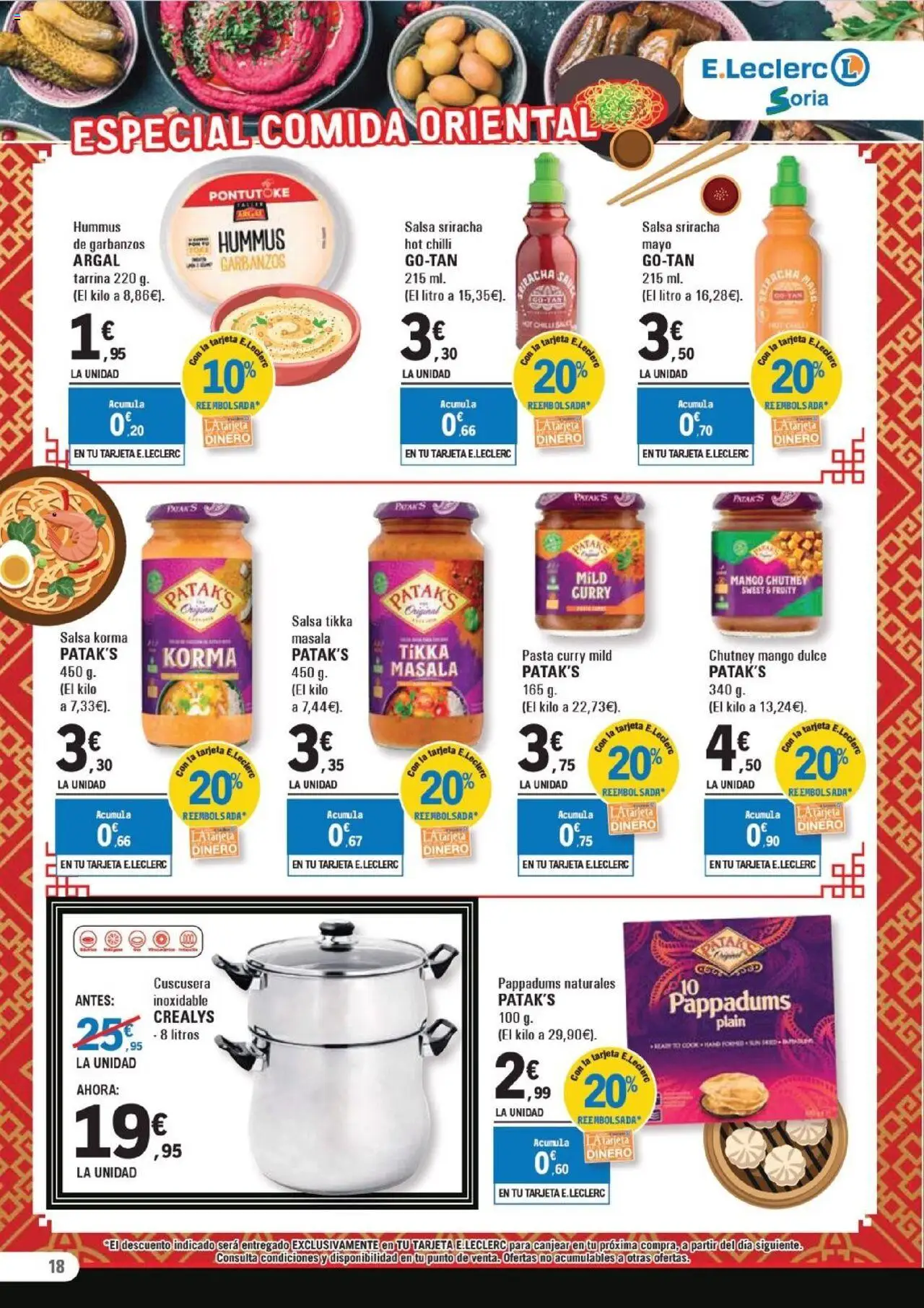 E.Leclerc folleto │ válido desde el 15.10.2025 | Página: 18 | Productos: Pasta, Ρούτερ