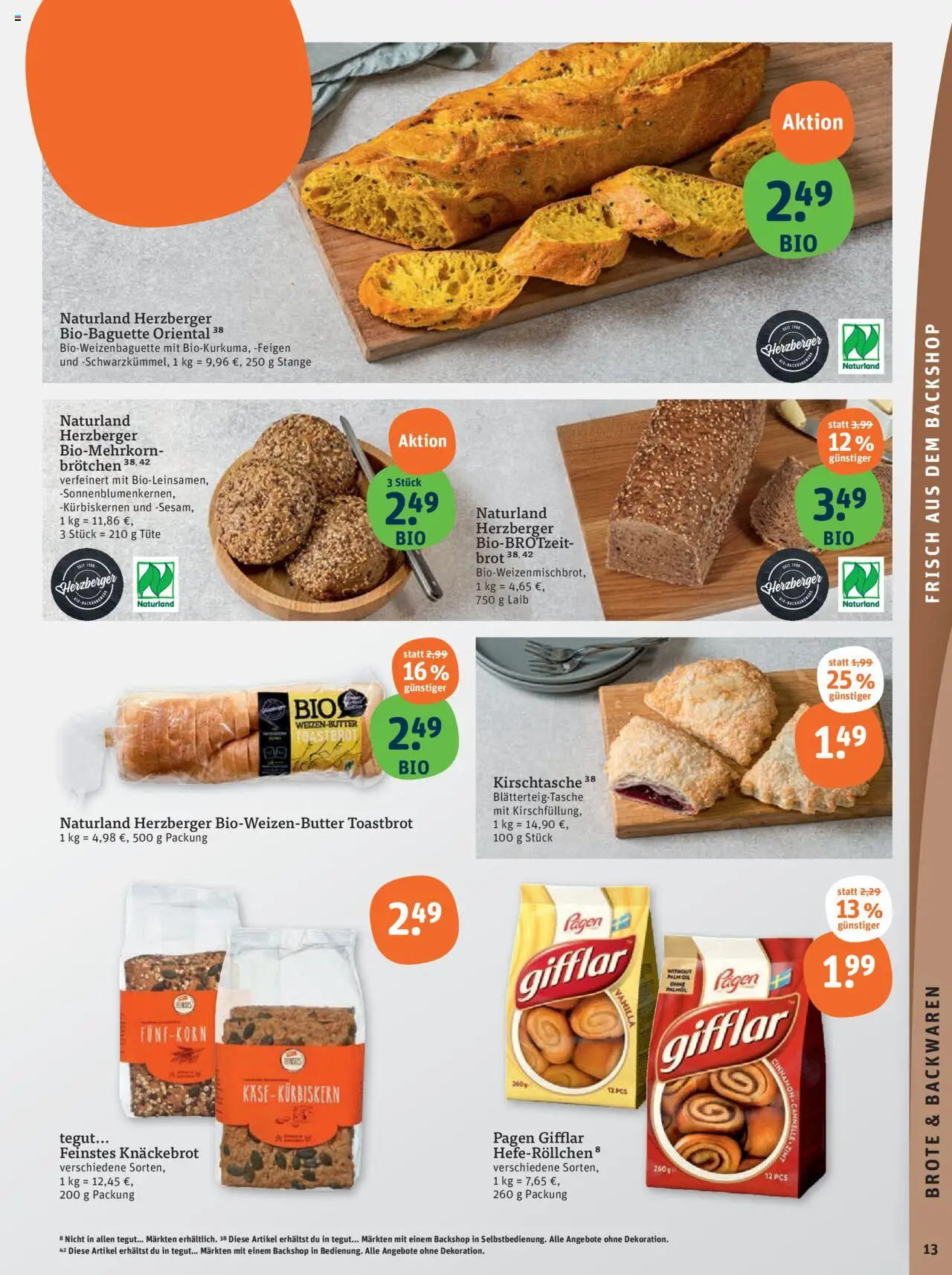 Tegut Prospekt - gültig ab dem 11.08.2025 | Seite: 15 | Produkte: Käse, Toastbrot, Brot