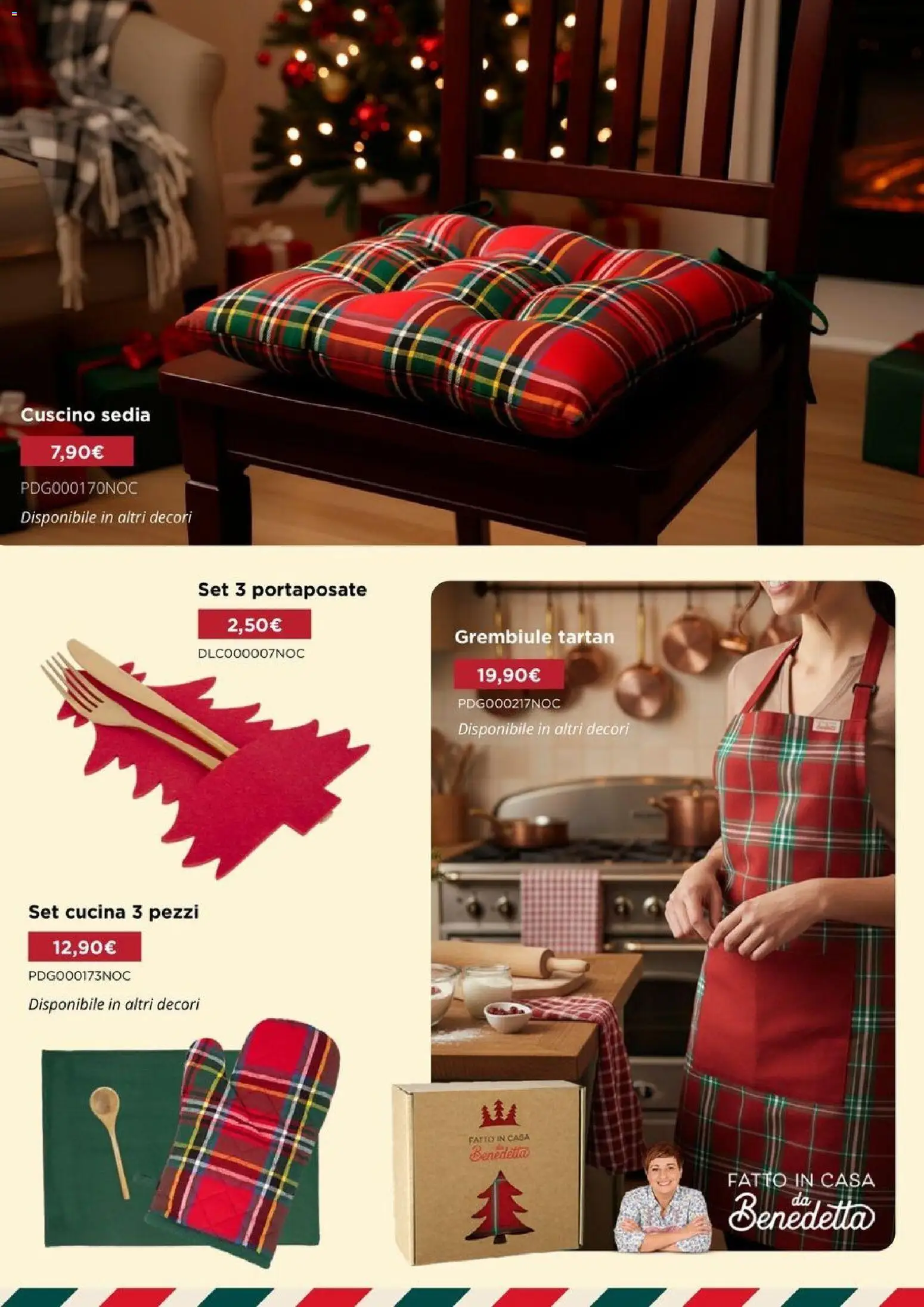 Volantino Kasanova del 09.12.2025 | Pagina: 36 | Prodotti: Cuscino, Grembiule, Portaposate, Sedia