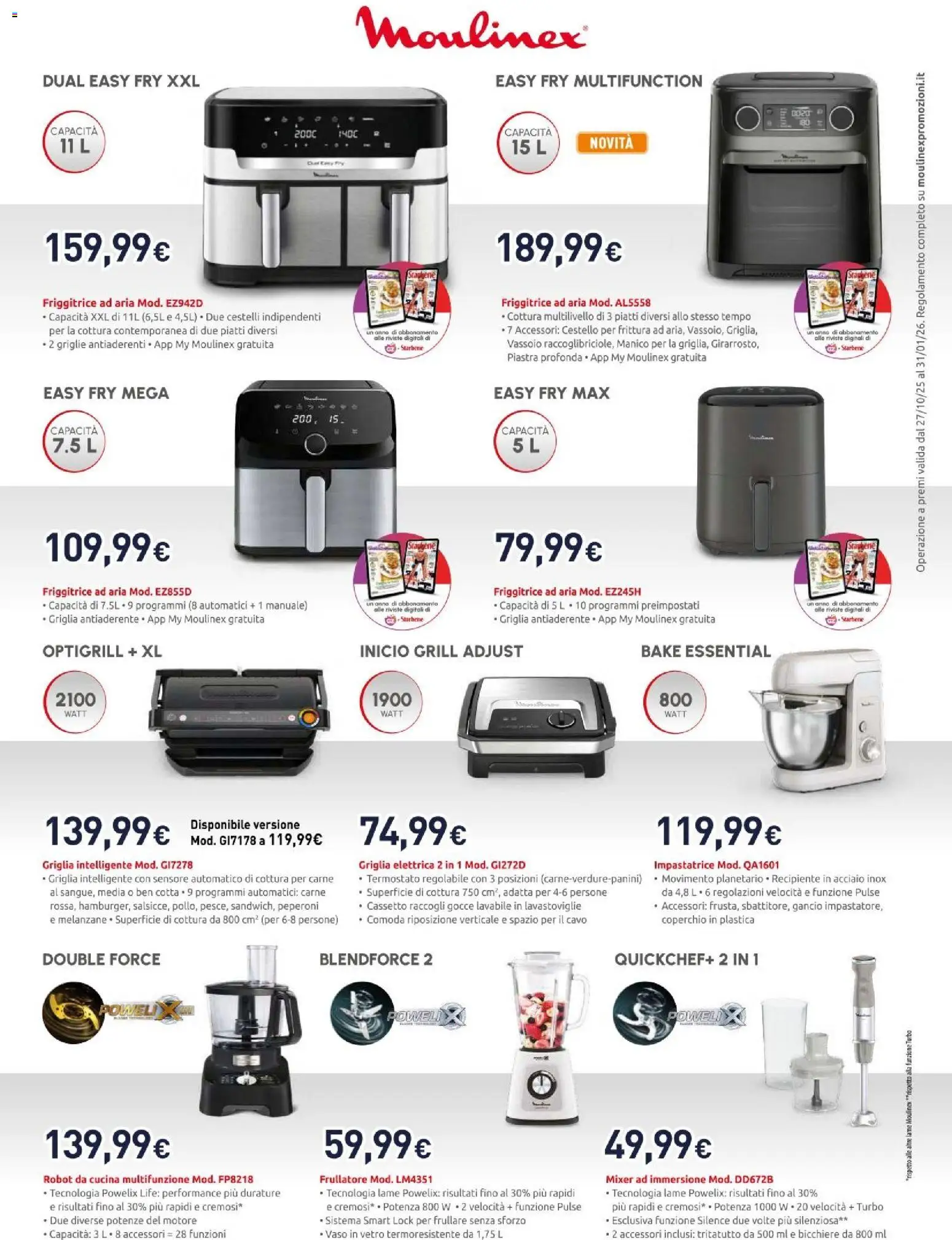 Volantino Unieuro del 06.12.2025 | Pagina: 10 | Prodotti: Peperoni, Tritatutto, Lavastoviglie, Griglia