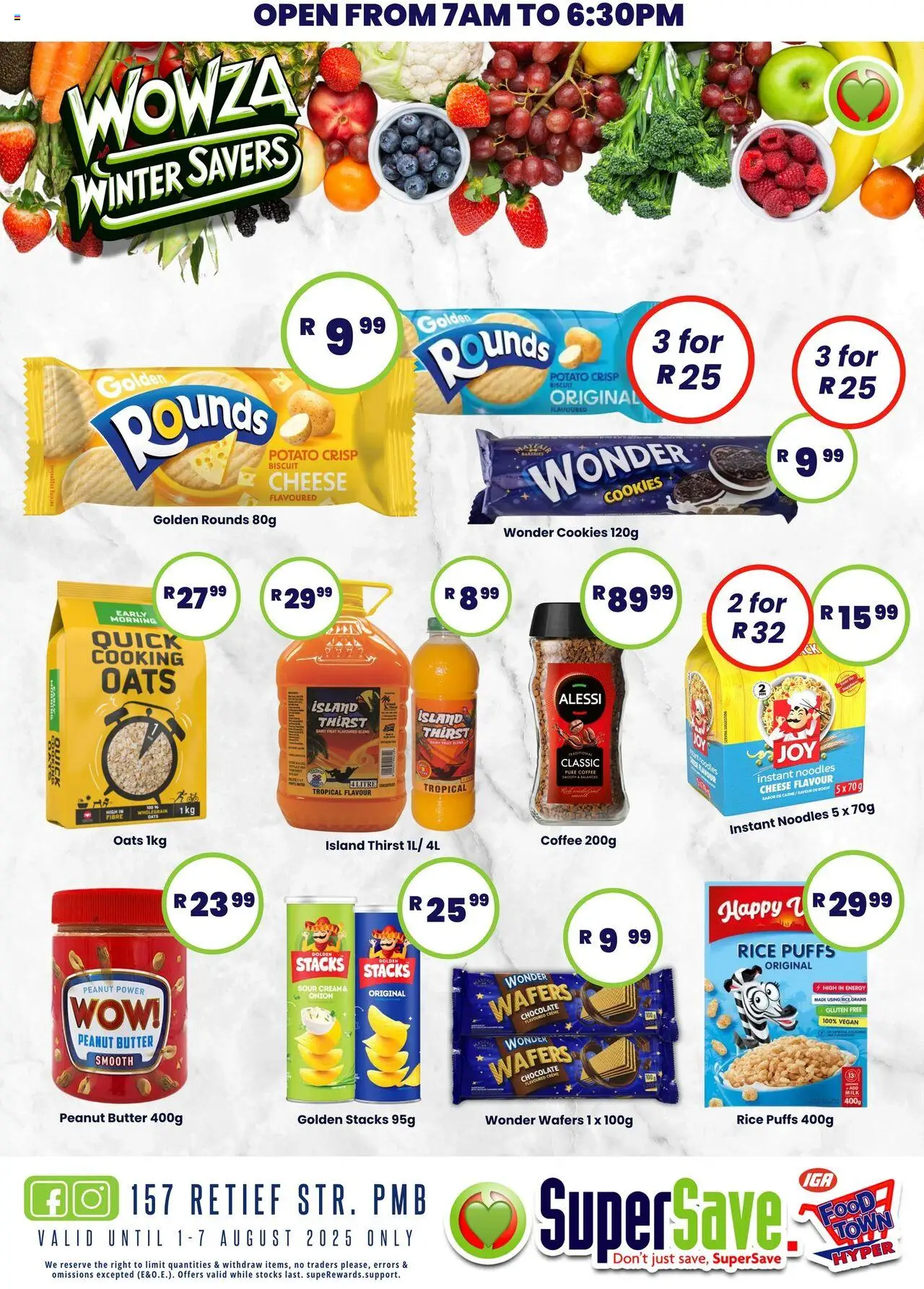 Super Save Specials │ valid from 01.08.2025 | Page: 18 | Products: Butter, Chocolate, Rice, Cream
