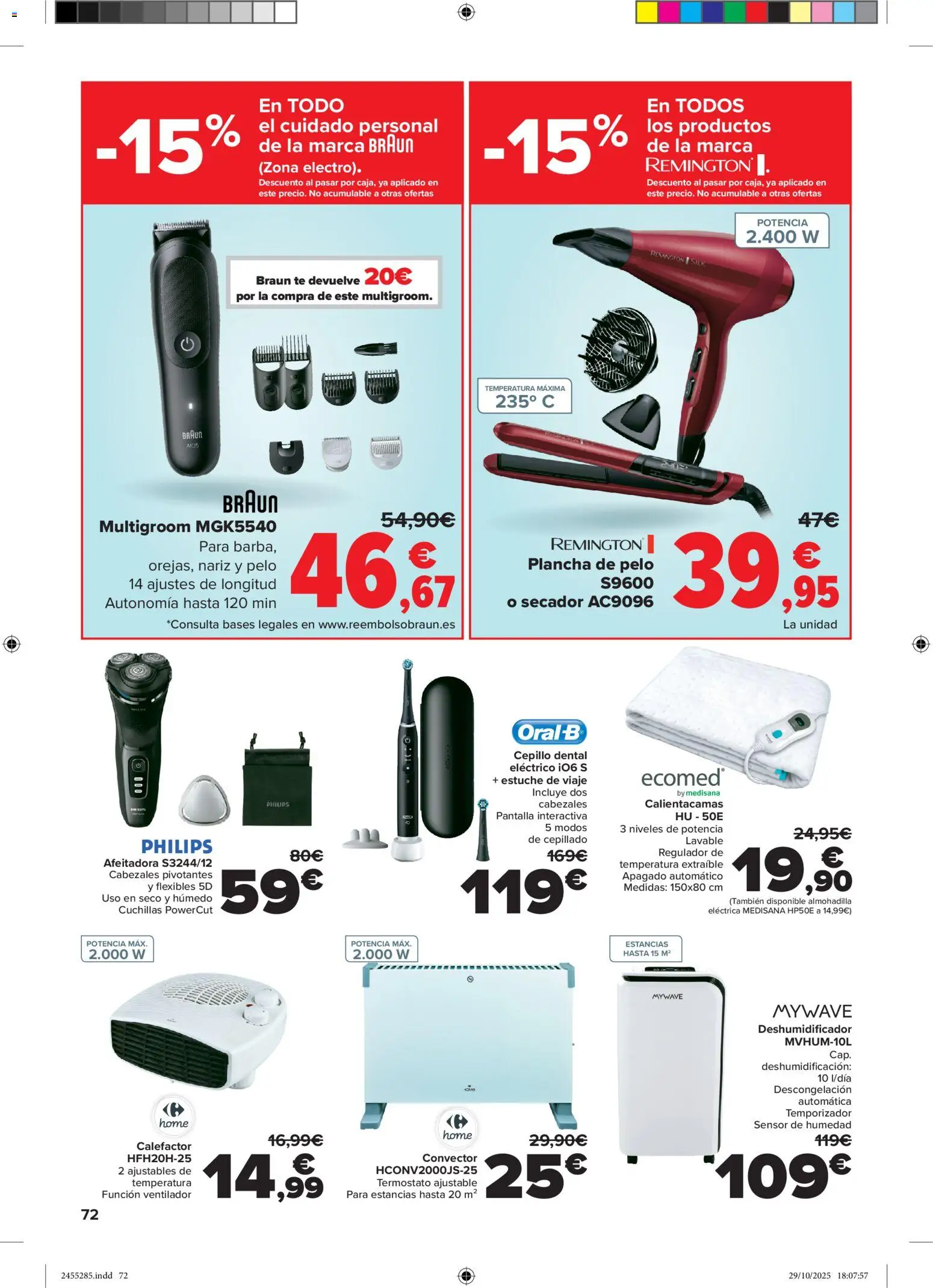Carrefour folleto │ válido desde el 14.11.2025 | Página: 76 | Productos: Té, Afeitadora, Plancha, Ventilador