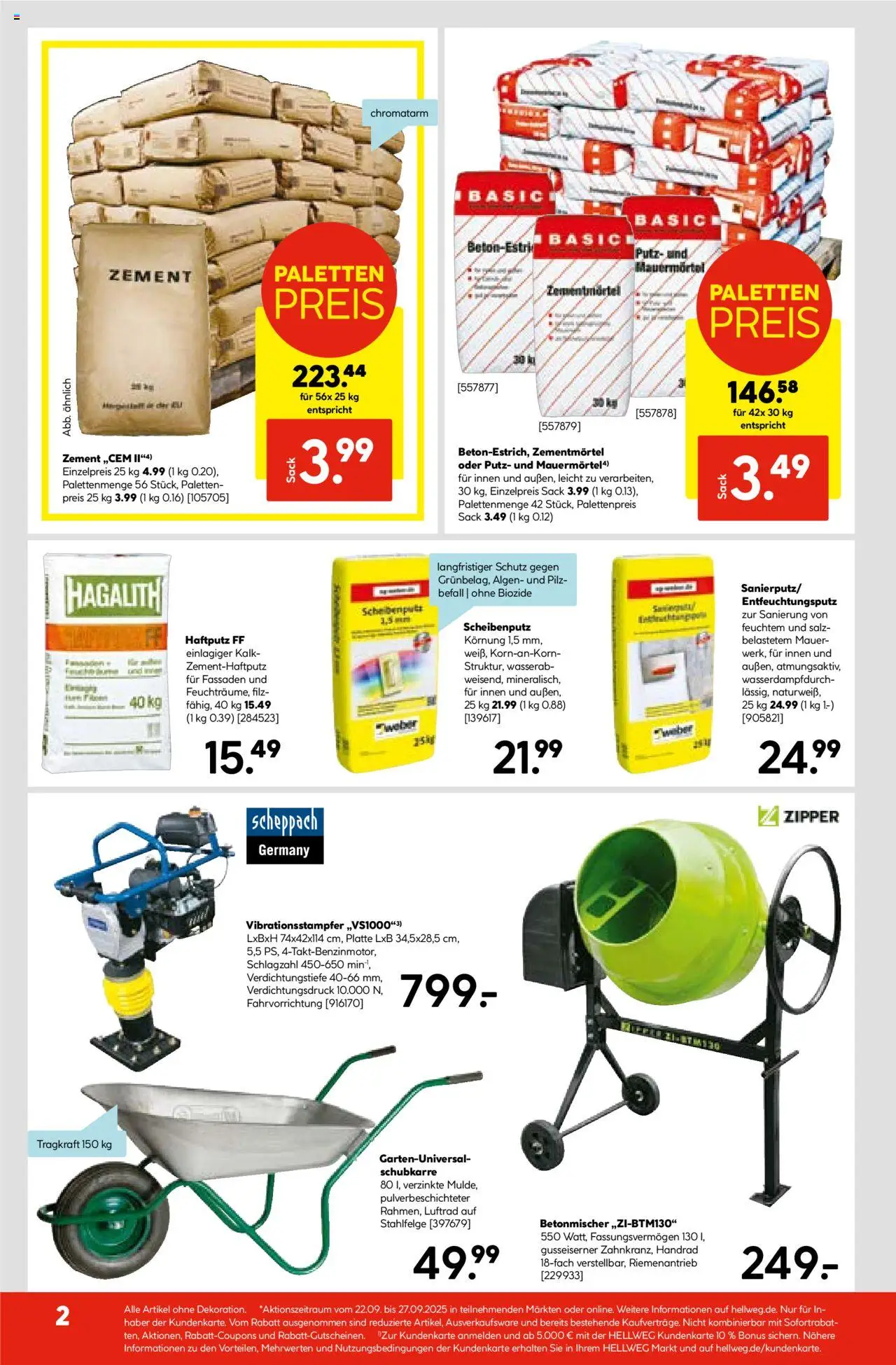 Hellweg Prospekt – gültig ab 22.09.2025 | Seite: 2 | Produkte: Salz