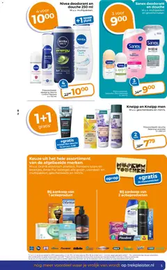 Trekpleister folder - Voorbeeld van een folder van Trekpleister, geldig van 23.03.2026 | Pagina: 5 | Producten: Deodorant, Kan, Douche, Crème
