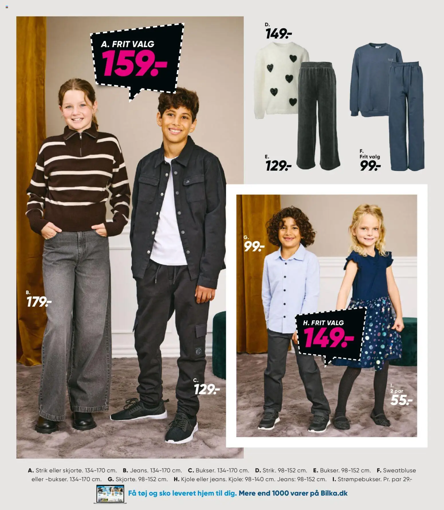 Bilka tilbudsavis – gyldig fra 07.10.2025 | Side: 38 | Produkter: Kjole, Jeans, Sko, Tøj