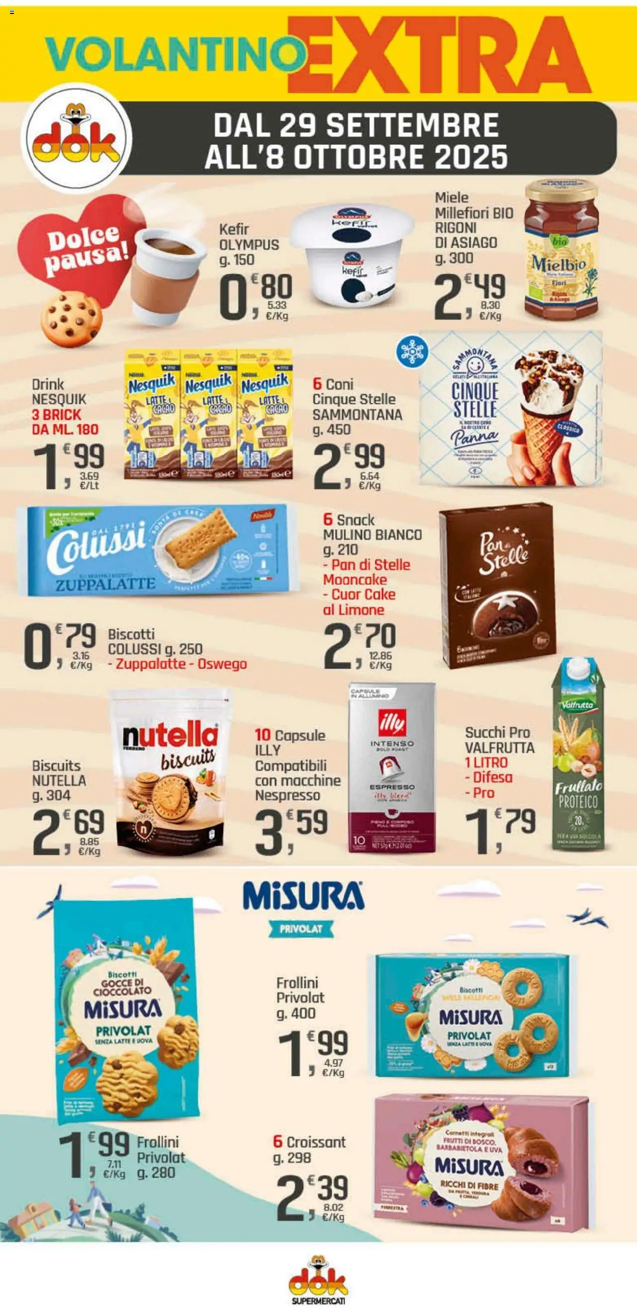 Volantino DOK del 25.09.2025 | Pagina: 13 | Prodotti: Uova, Limone, Uva, Cacao