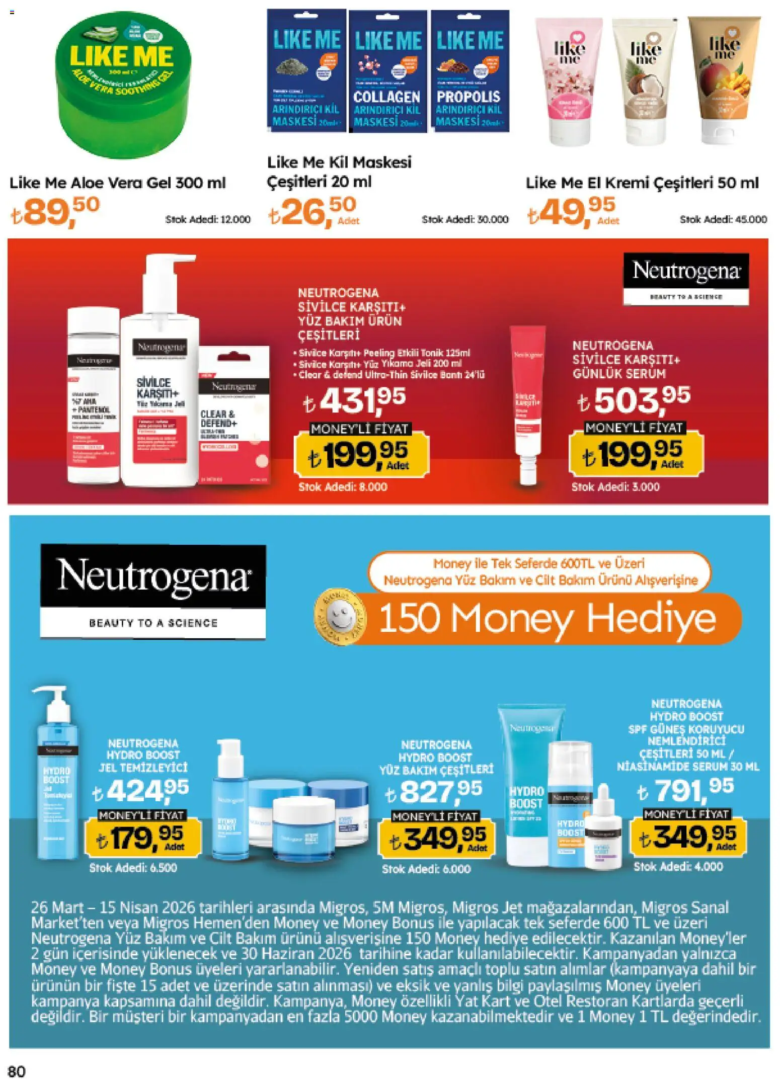 Migros Katalog - Migroskop - 26.03.2026 tarihinden itibaren geçerlidir | Sayfa: 80 | Ürünler: Peeling, El kremi
