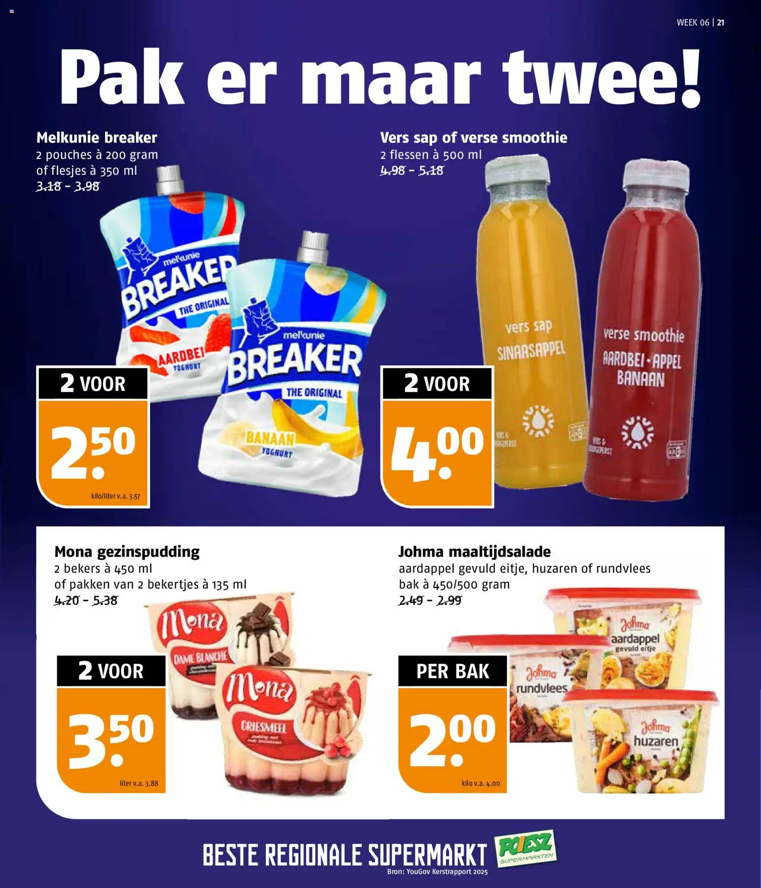 {H1} | Pagina: 21 | Producten: Aardappel, Rundvlees, Banaan, Aardbei