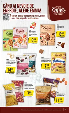 Noul catalog Mega Image – valabil de la 18.09.2025 | Pagină: 11 | Produse: Alune, Caju, Fructe, Çocuk sutyeni