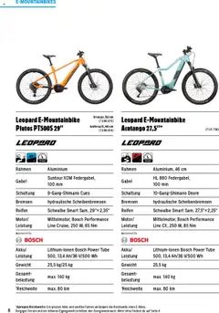 Jumbo Aktionen Dein Velo 2025 ab 21.02.2025 gültig | Seite: 8 | Produkte: Gewicht, Bosch