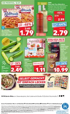 DR. OETKER Ristorante Pizza, versch. Sorten je 320 - 410-g-Packg. ab 08.01.2026 gültig | Seite: 56