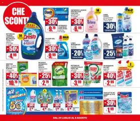 Volantino Il Gigante del 24.07.2025 | Pagina: 36 | Prodotti: Ammorbidente, Detergente, Candeggina, Lavatrice