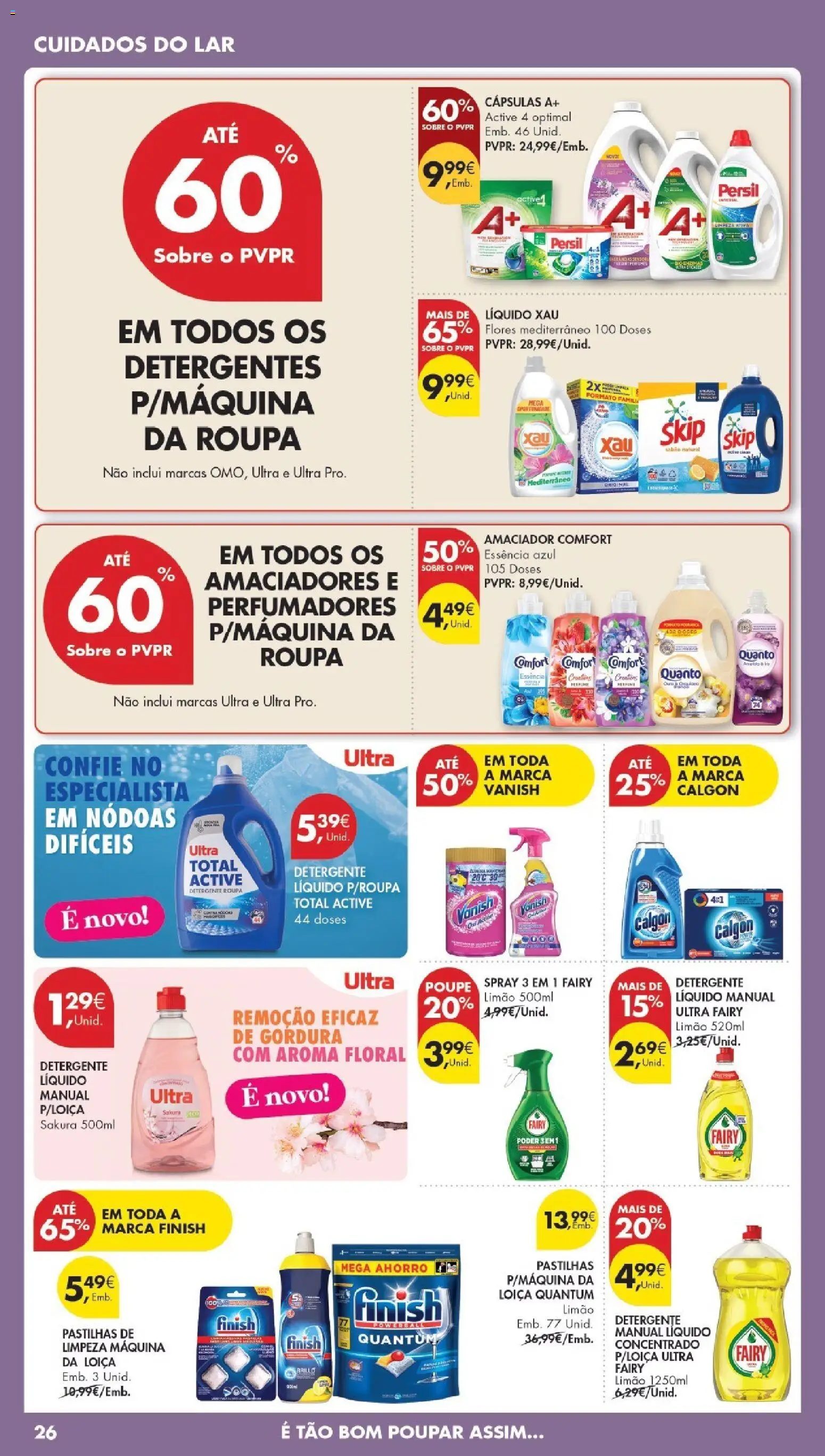 Pingo Doce Poupe Esta Semana Madeira │ válido de 14.04.2026 | Página: 26 | Produtos: Flores, Detergente, Persil