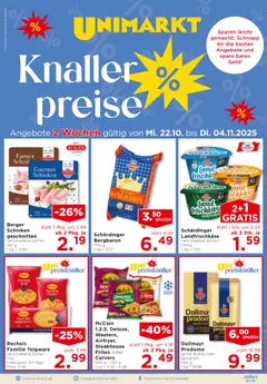 Unimarkt Flugblatt ab 22.10.2025 gültig