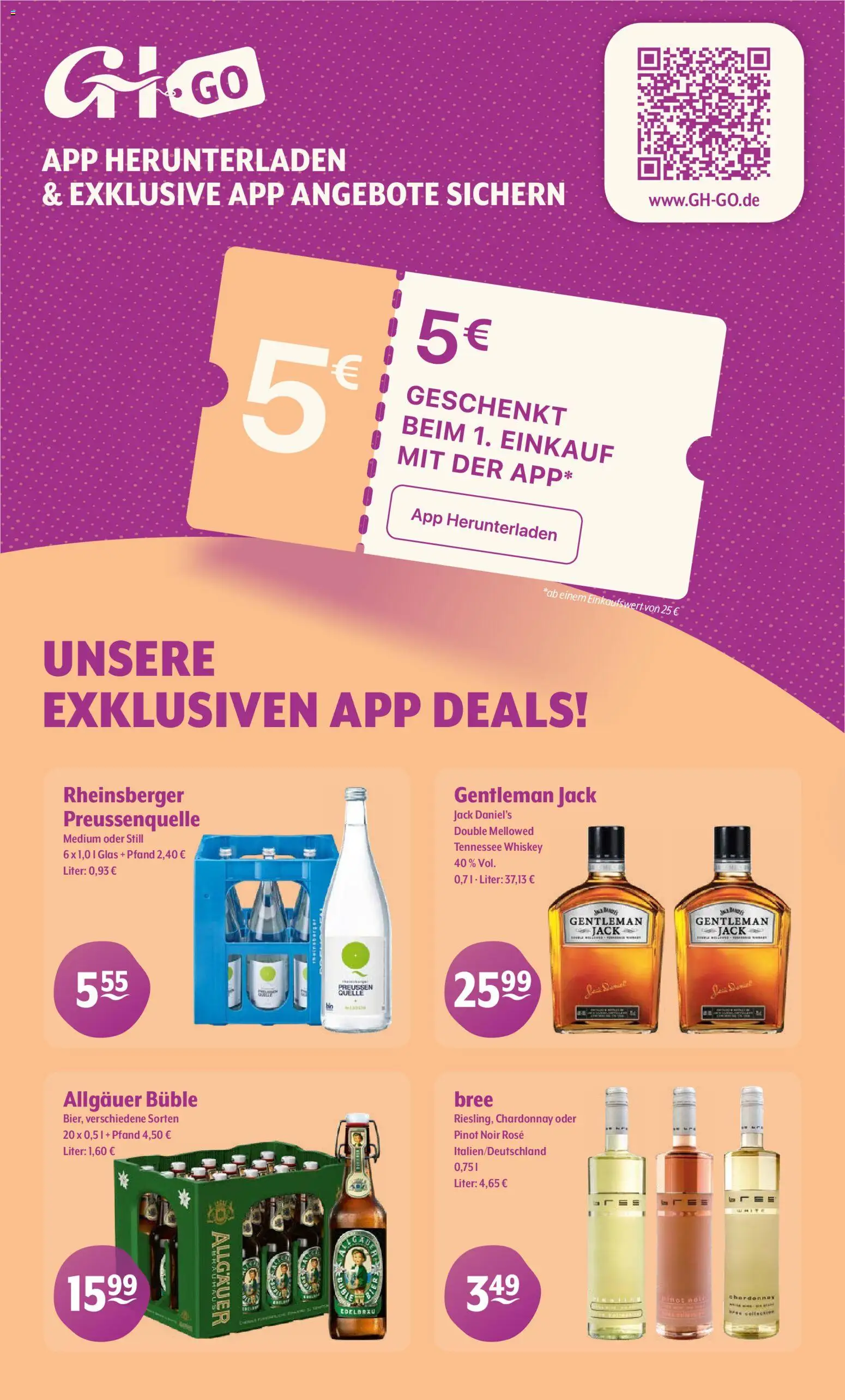 Trink und Spare Prospekt 	 – gültig ab 17.11.2025 | Seite: 9 | Produkte: Bree, Jack Daniel's, Whiskey