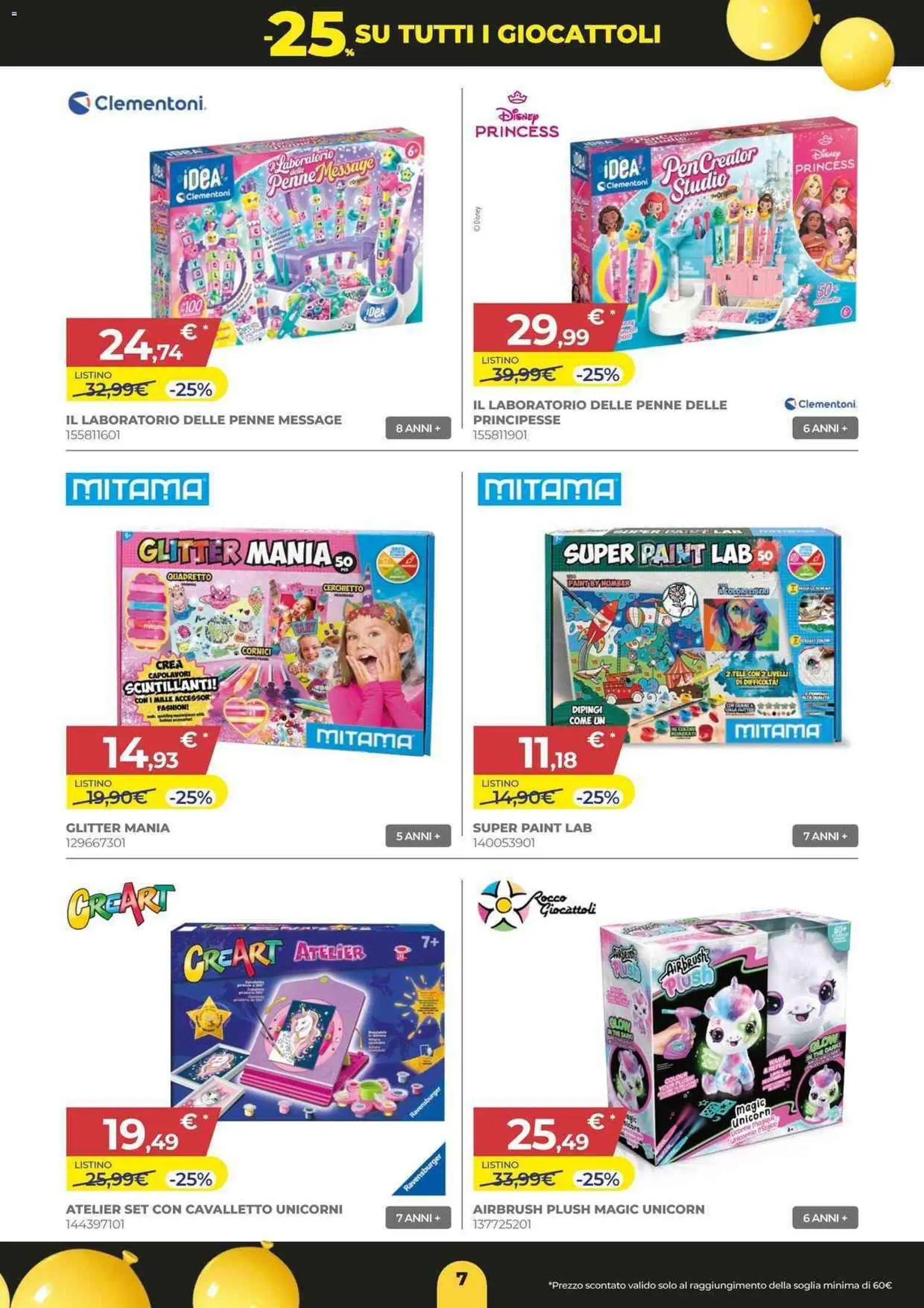 Volantino Toys Center del 24.11.2025 | Pagina: 7 | Prodotti: Penne