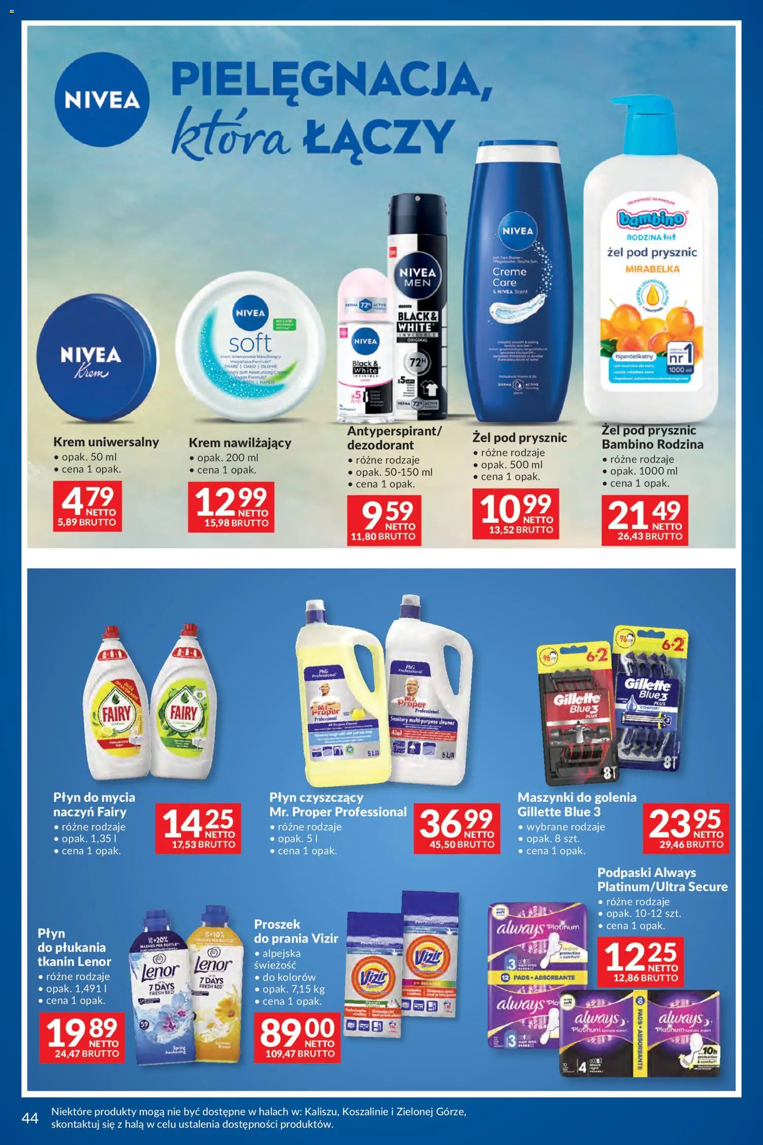 Makro Gazetka - Na wiosnę od 03.03.2026 | Strona: 44 | Produkty: Cleaner, Prysznic, Fairy, Żel pod prysznic
