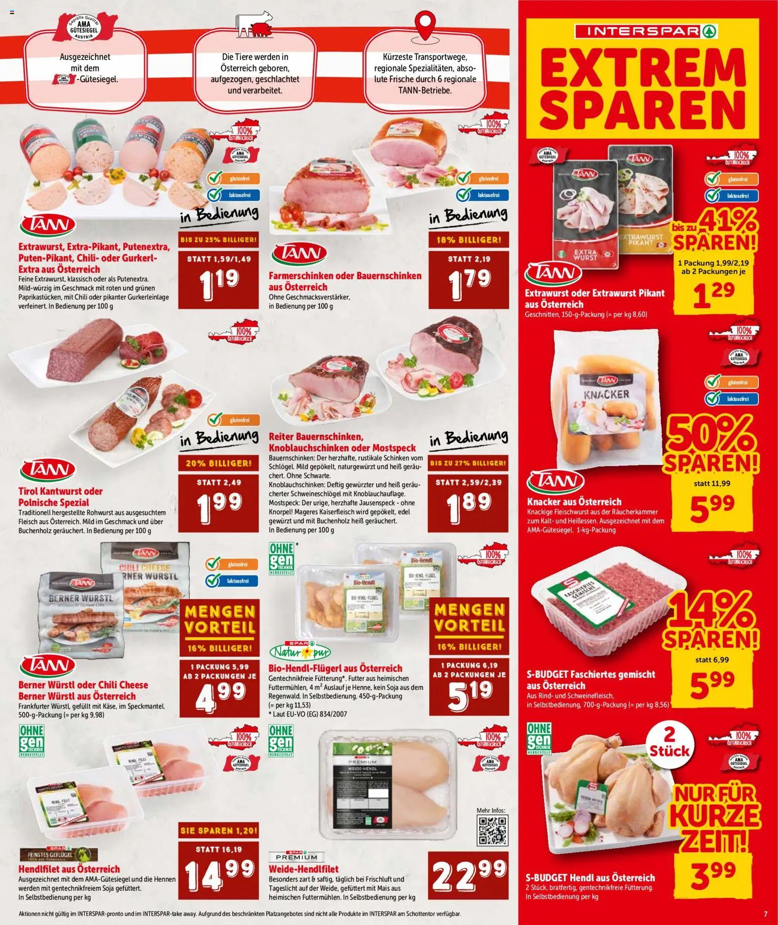 Interspar Flugblatt - Salzburg gültig ab 15.01.2026 | Seite: 8 | Produkte: Wurst, Chili, Schinken