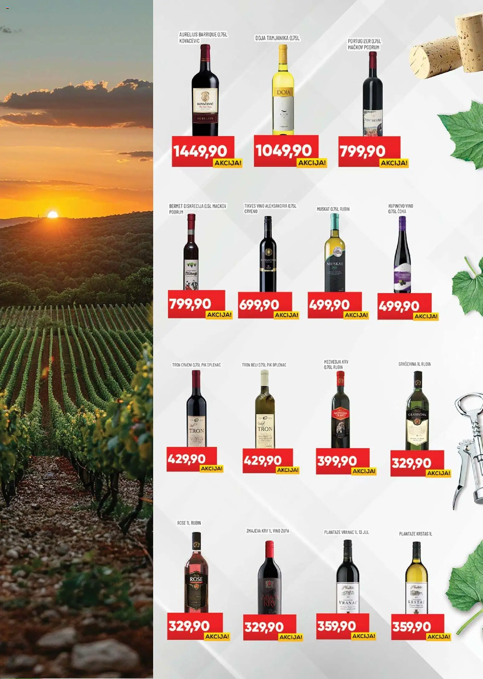 Medius katalog - važi od 24.03.2026 | Strana: 22 | Proizvode: Vranac, Graševina, Vino