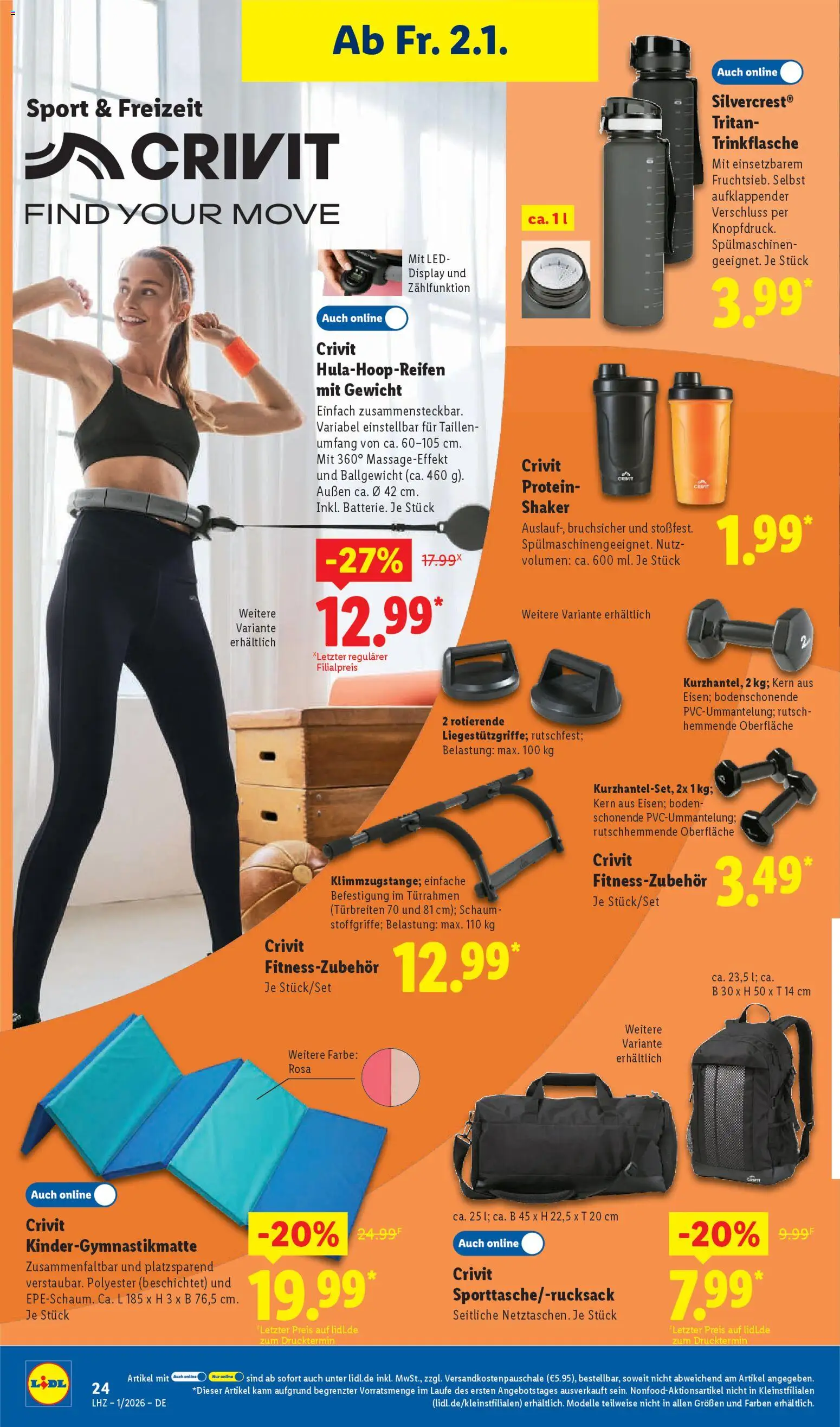 Lidl Prospekt Bestwig – gültig ab 29.12.2025 | Seite: 38 | Produkte: Gewicht