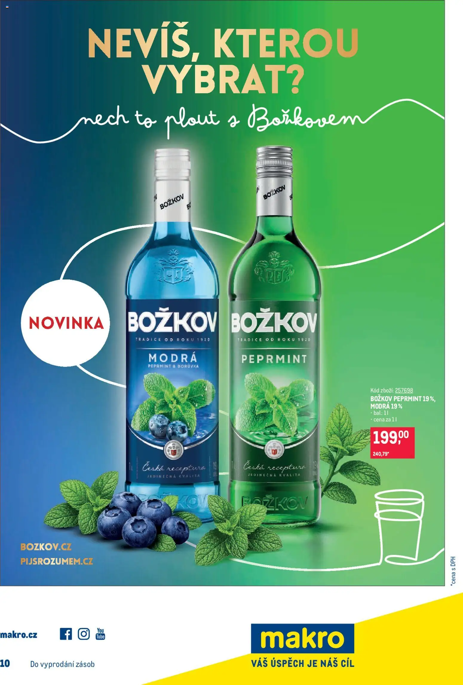 Makro leták - Gastronomie od 22.04.2026 | Strana: 26 | Produkty: Božkov, Božkov Peprmint