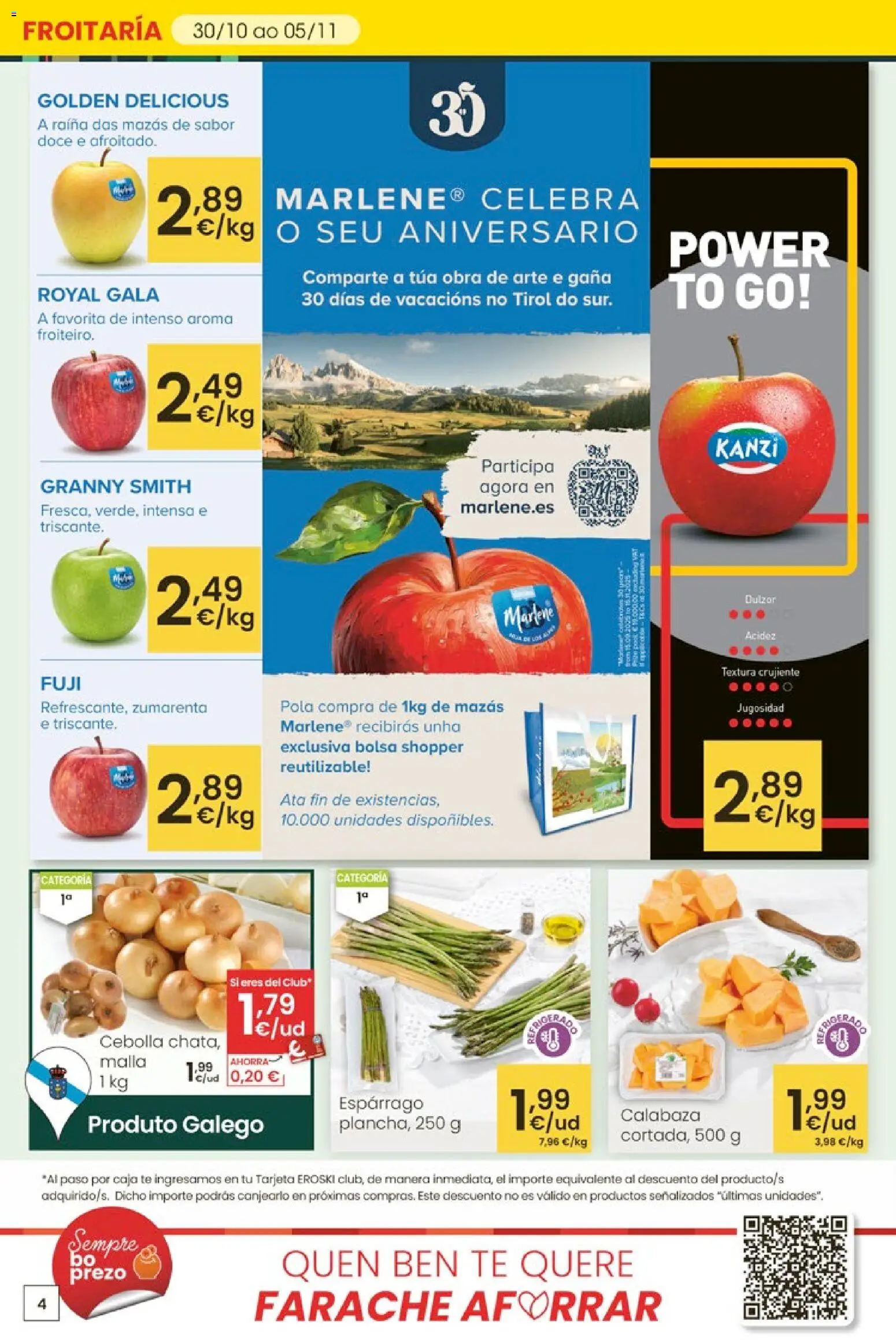 Eroski - Oferta 3x2 │ válido desde el 30.10.2025 | Página: 4 | Productos: Πράσινο τσάι, Té, Παγωμένο τσάι, Caja