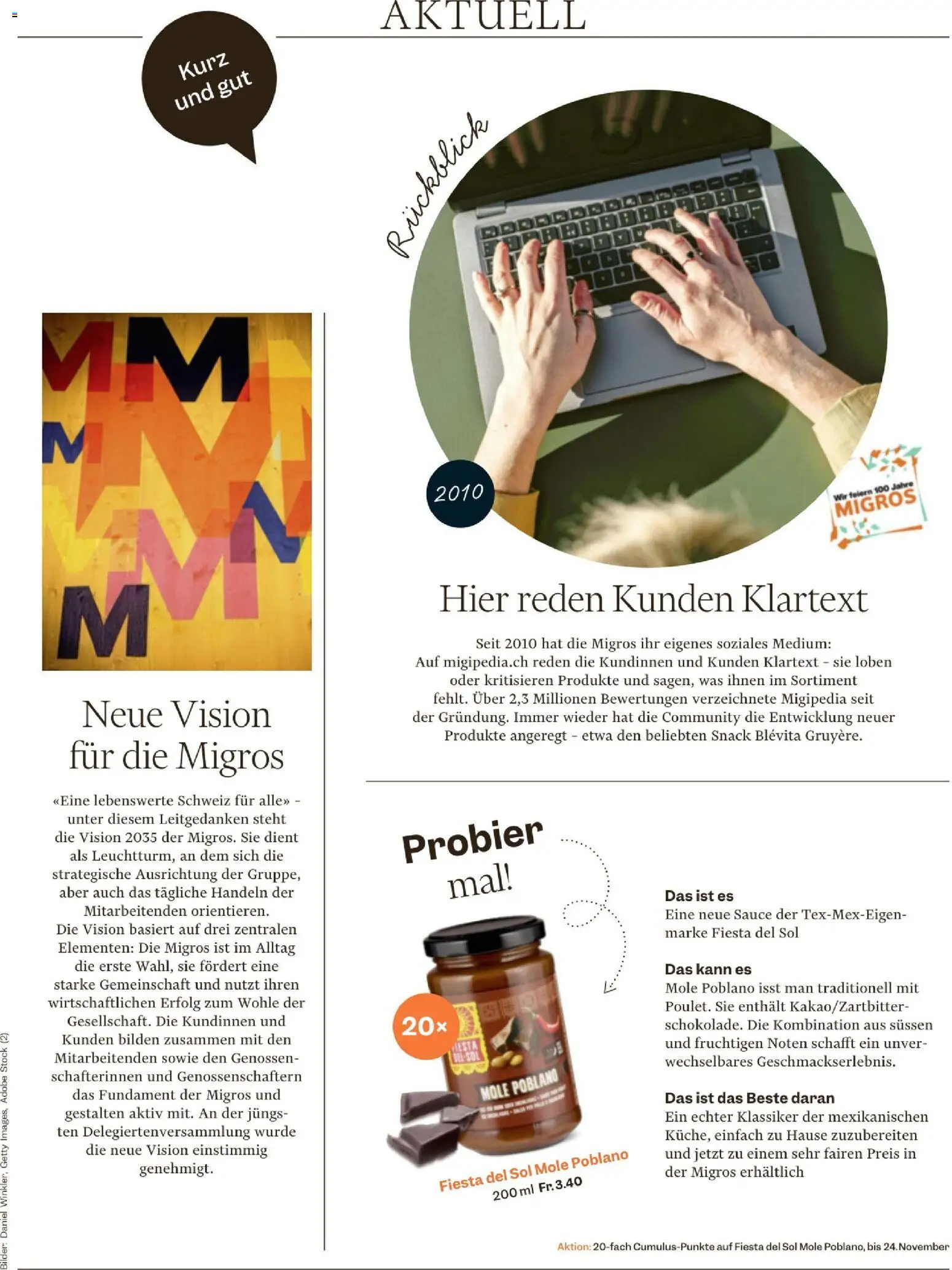 Migros Magazin – gültig ab 17.11.2025 | Seite: 11 | Produkte: Bilden, Bilder