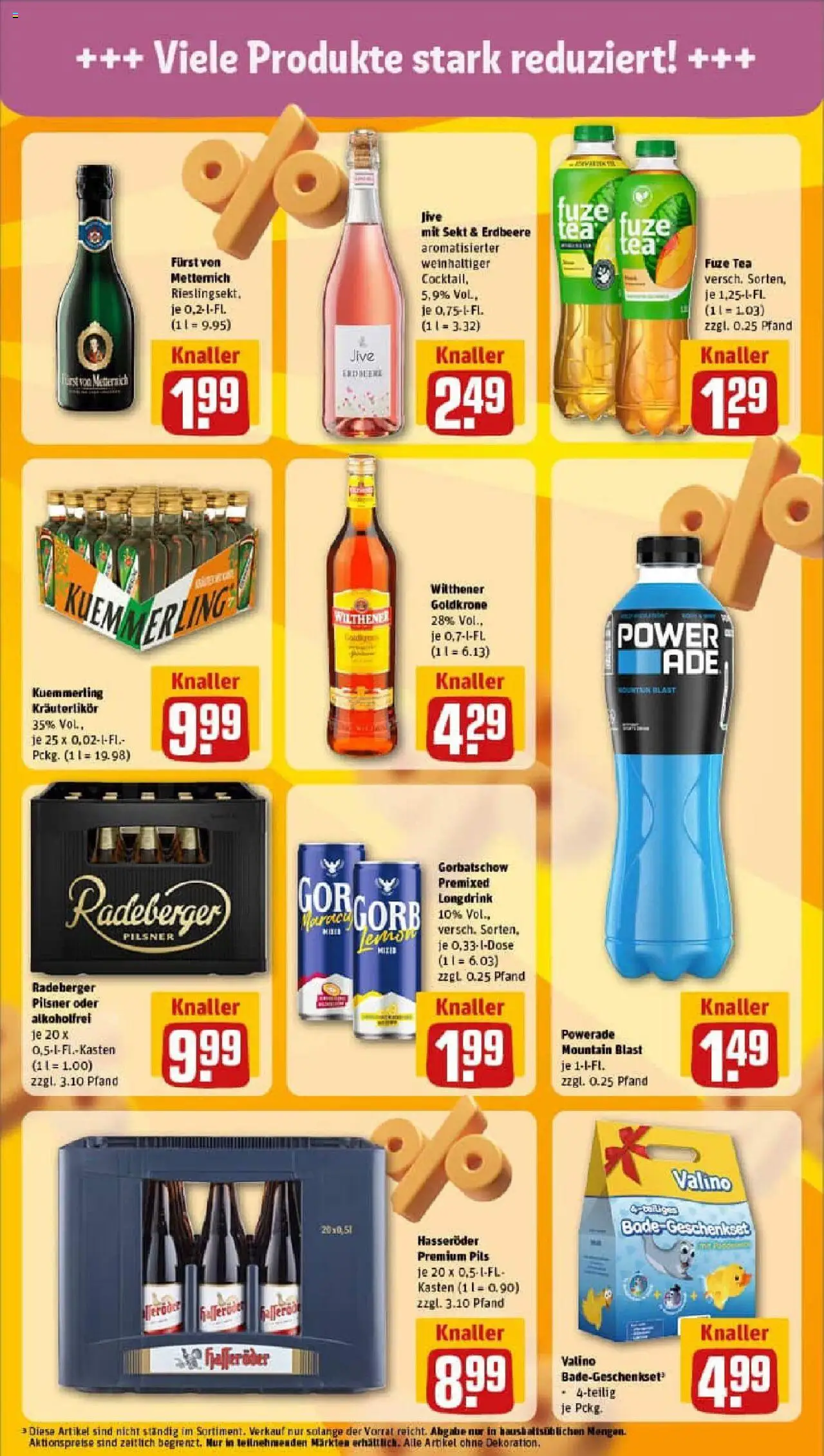 Rewe prospekt Potsdam	 - gültig ab dem 29.06.2025 | Seite: 25 | Produkte: Fuze tea, Wilthener, Hasseröder, Radeberger pilsner