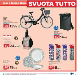 Volantino Carrefour del 24.07.2025 | Pagina: 29 | Prodotti: Bicicletta, Zaino, Alluminio, Cestino