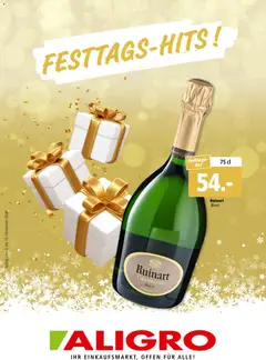 Aligro Aktionen Festtags-Hits Schlieren, Gossau SG, Frauenfeld, Rapperswil-Jona, Sargans, Bern, Brüttisellen, Pratteln, Emmen, Spreitenbach ab 03.11.2025 gültig