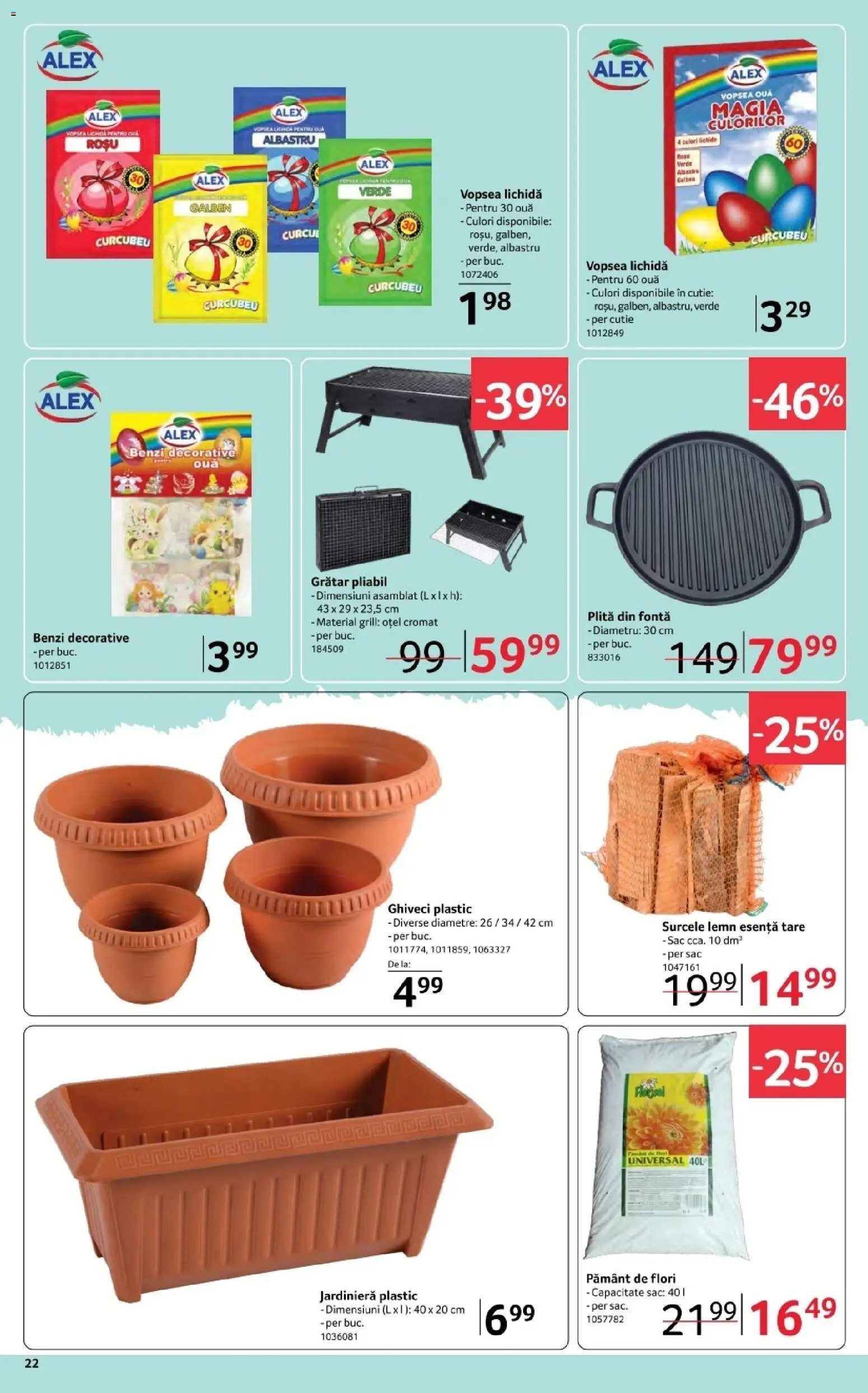 Noul catalog Selgros – valabil de la 06.03.2026 | Pagină: 22 | Produse: Plită, Grill, Grătar, Ghiveci