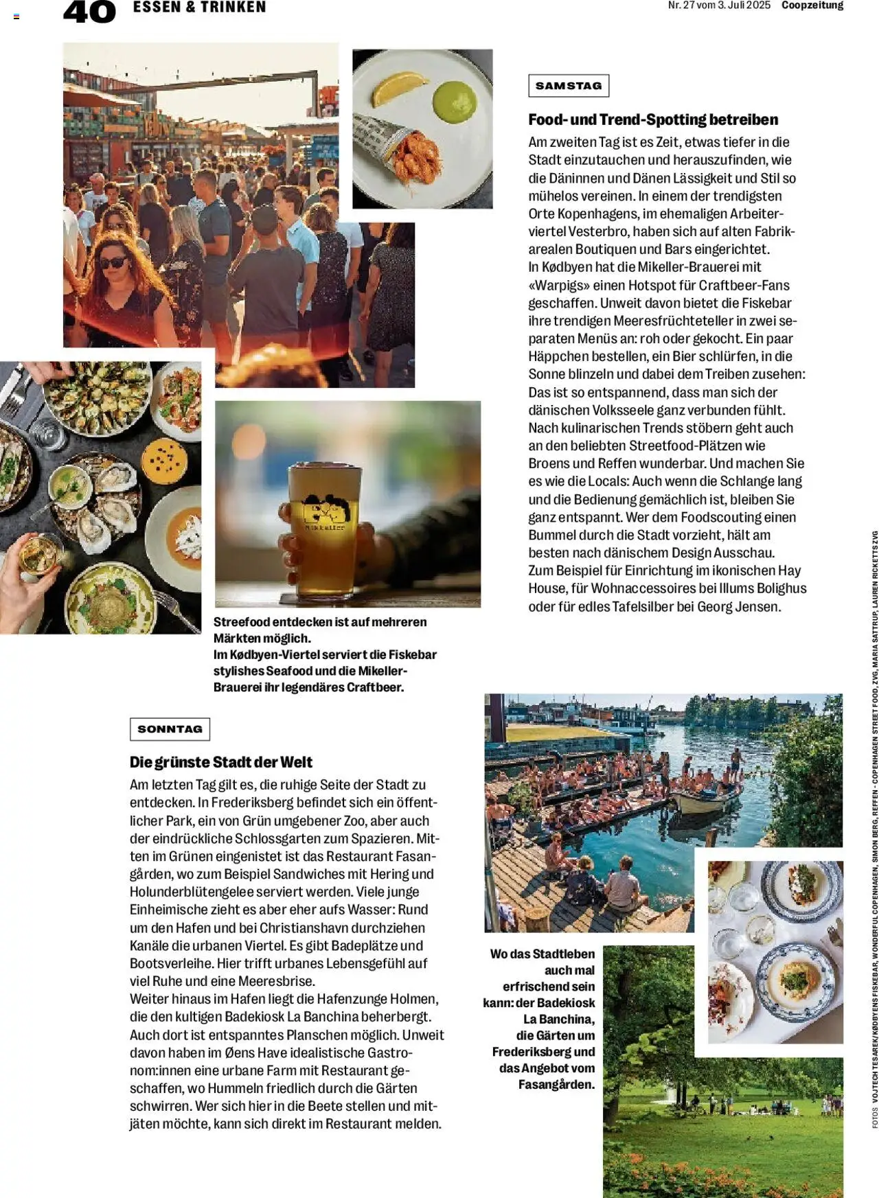Coop Magazin ab 03.07.2025 | Seite: 40 | Produkte: Bier, Wasser