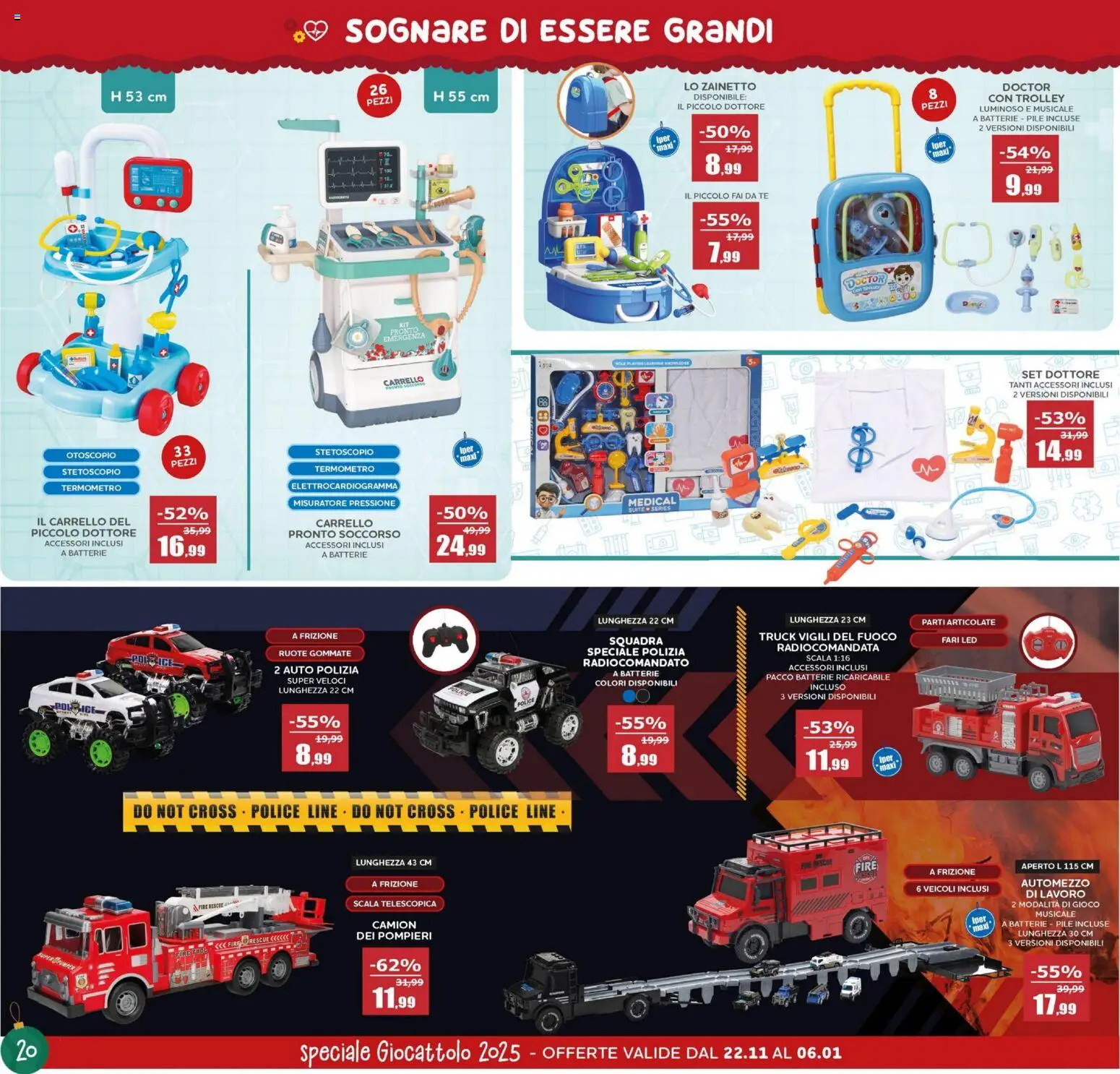 Volantino Happy Casa del 22.11.2025 | Pagina: 20 | Prodotti: Pile, Tè, Scala, Trolley