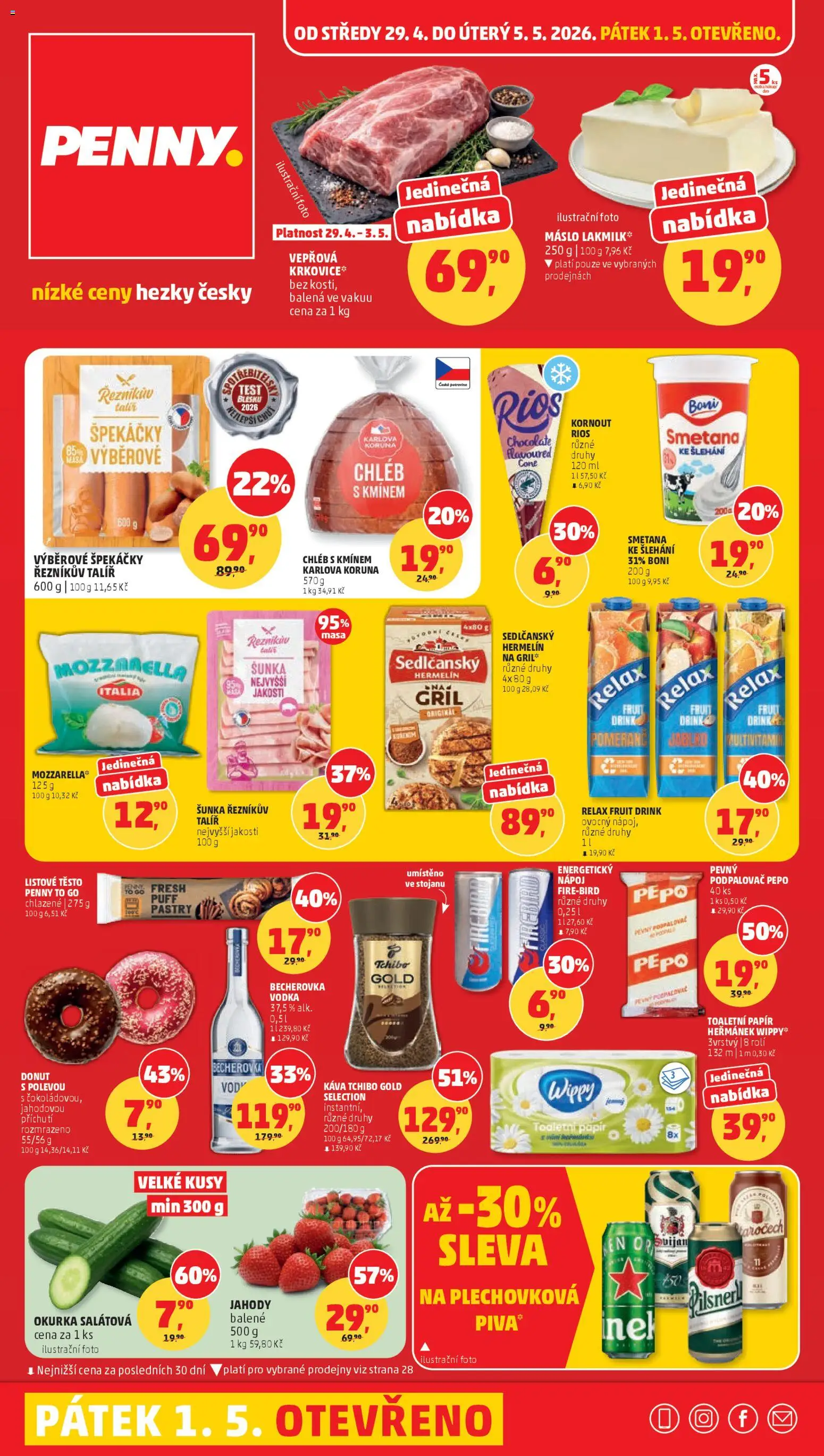 Penny Market leták od 29.04.2026 | Strana: 1